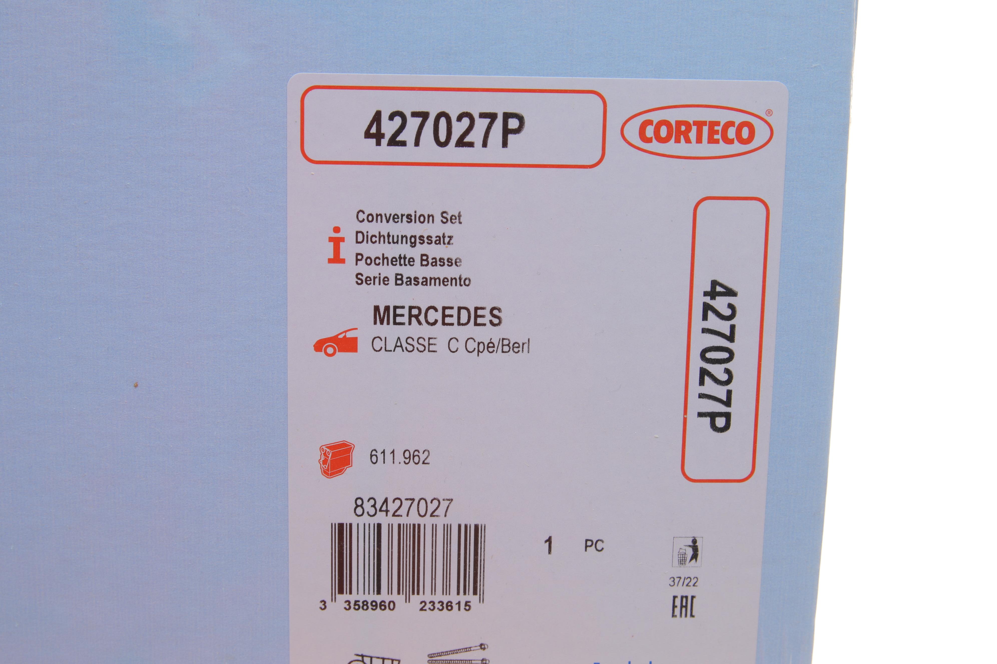 Комплект прокладок (нижній) MB Sprinter 2.2CDI OM611