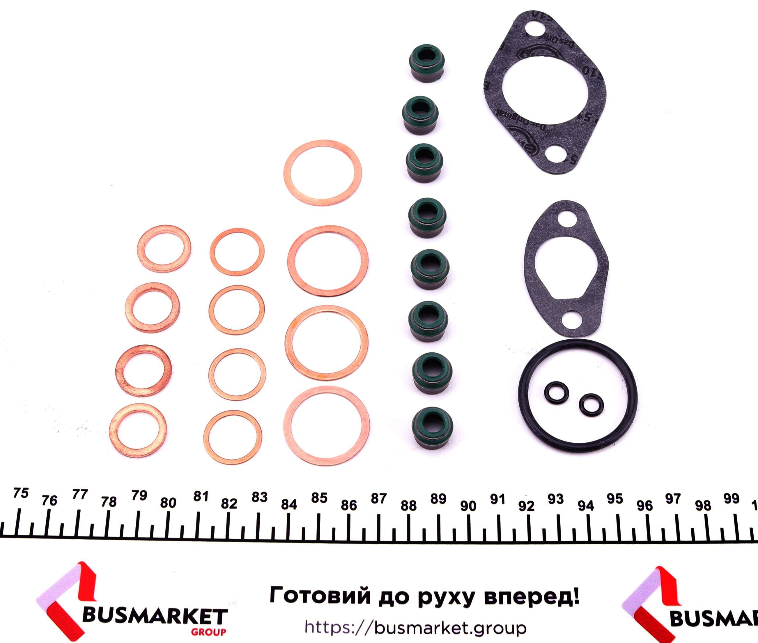 Комплект прокладок (верхній) Fiat Ducato/Fiorino/Brava 1.7/1.9D 84-02 (без ГБЦ)