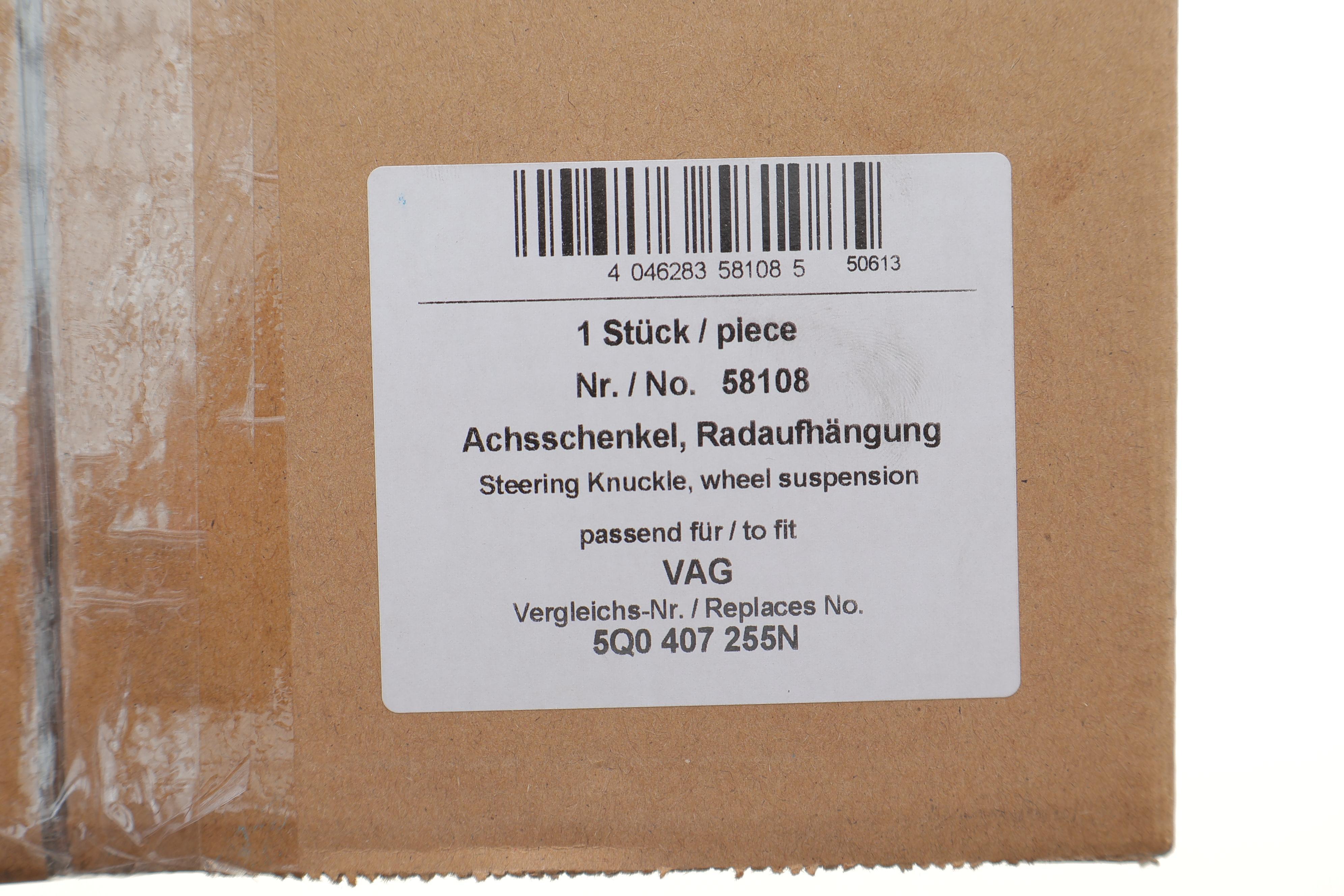 Кулак поворотний (цапфа) VW Golf VI/VII 12-20 (L)