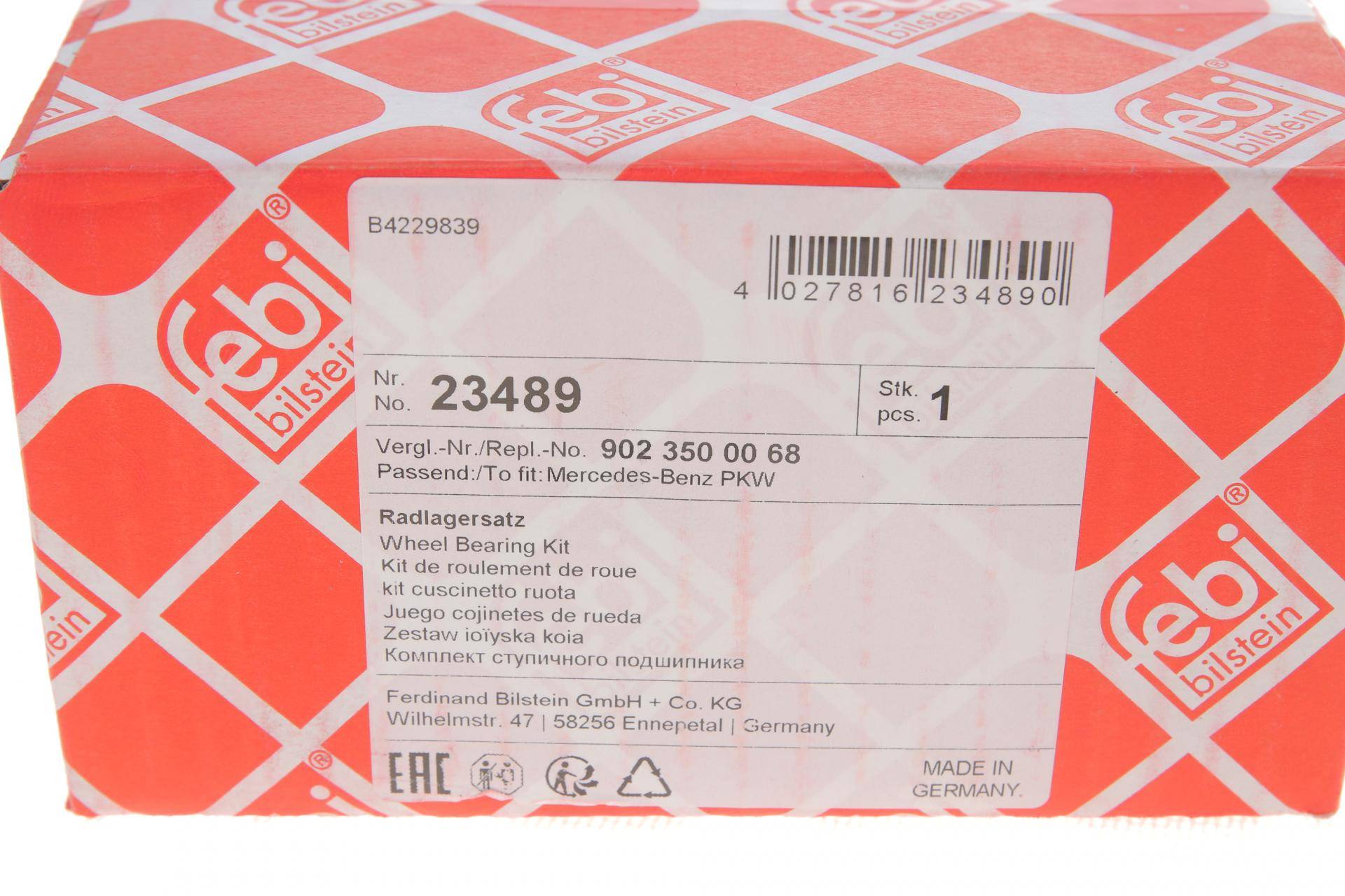 Підшипник маточини (задньої) MB Sprinter 208-316/VW LT 28-35 96-