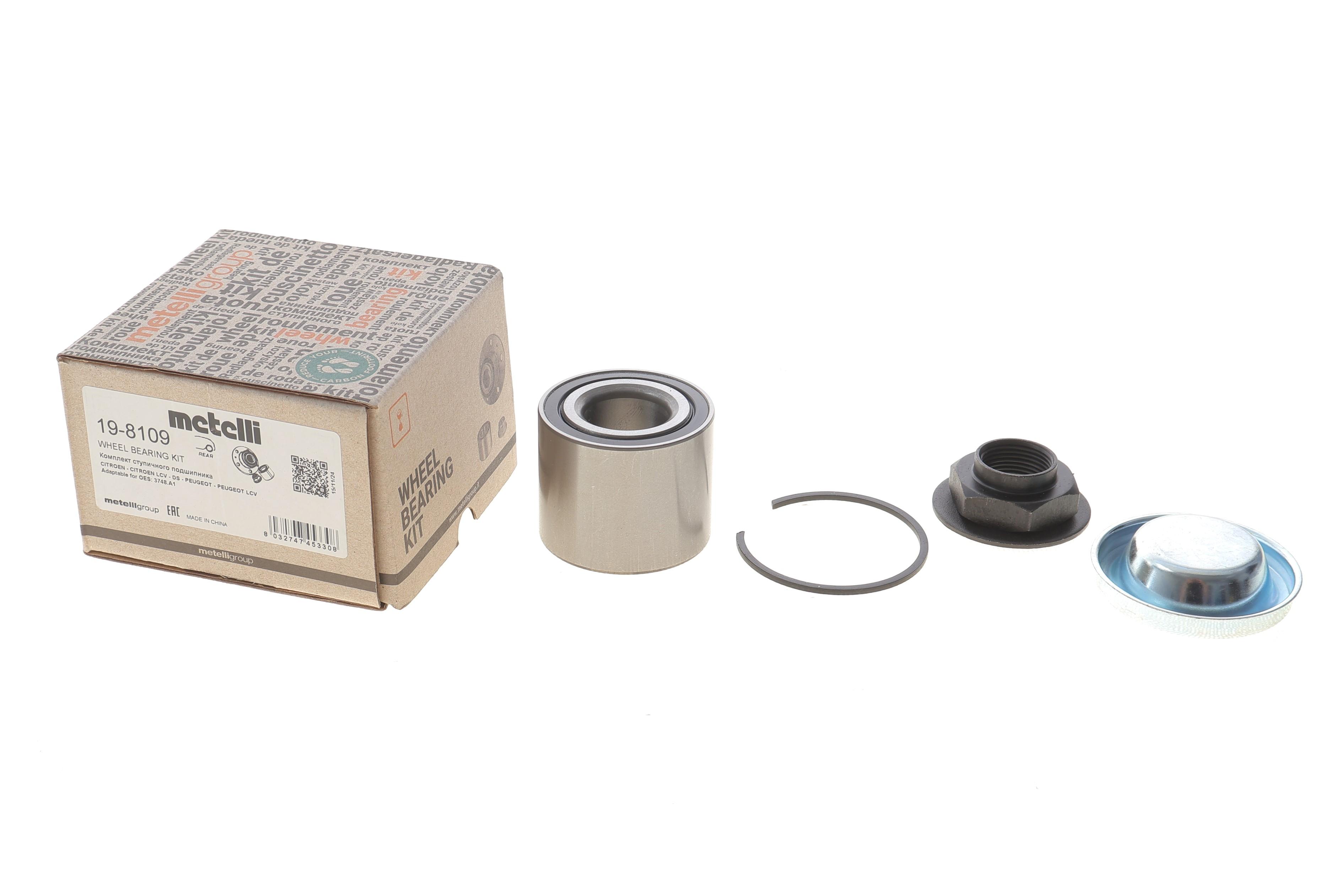 Підшипник маточини (задньої) Citroen C3/C4/Peugeot 208 1.0-1.6D 09- (25x52x42) (к-кт)