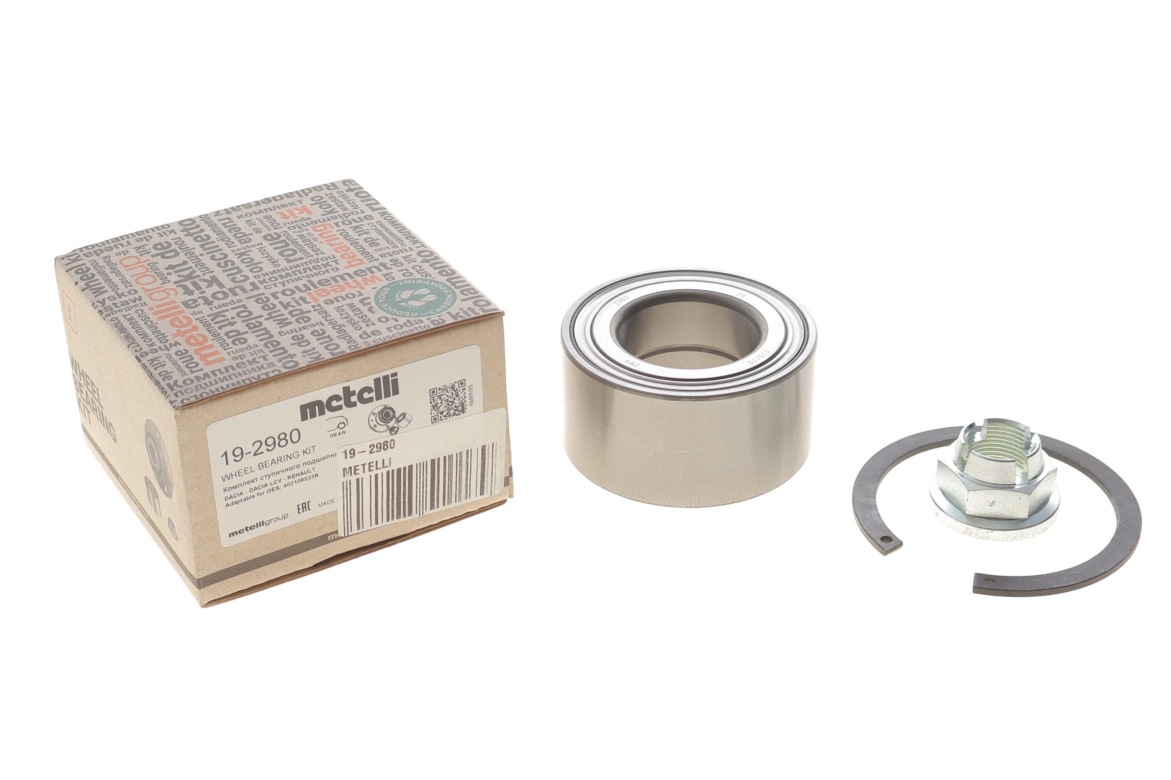 Підшипник маточини (задньої) Dacia Duster 4x4 1.5dCi/1.6 10- (42x77x39) (к-кт)