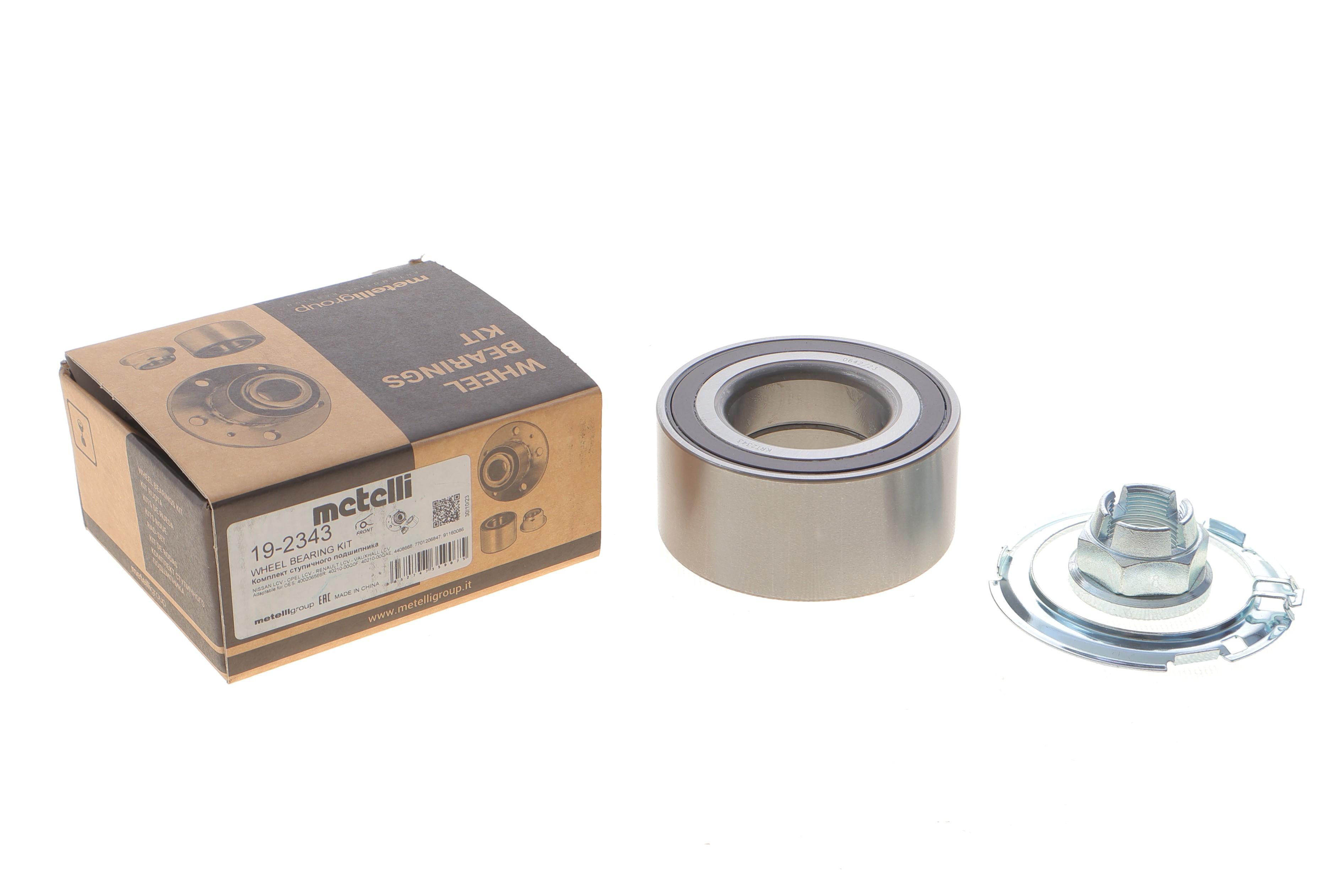 Підшипник маточини (передньої) Renault Trafic/Opel Vivaro 01- (45x86x39) (+ABS) (к-кт)