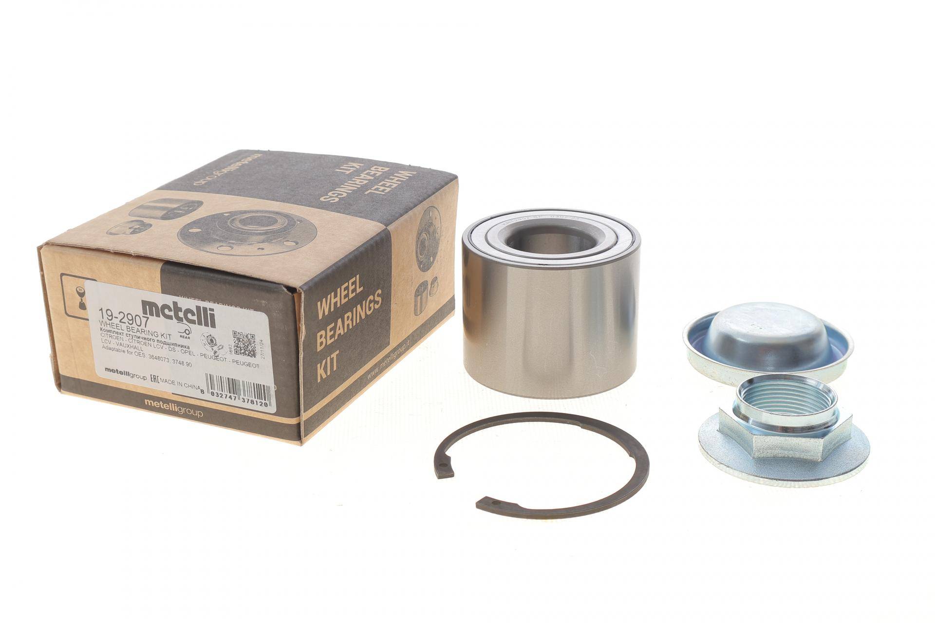 Підшипник маточини (задньої) Citroen C3/C4/Peugeot 207.307 06- (30x62x48) (к-кт)