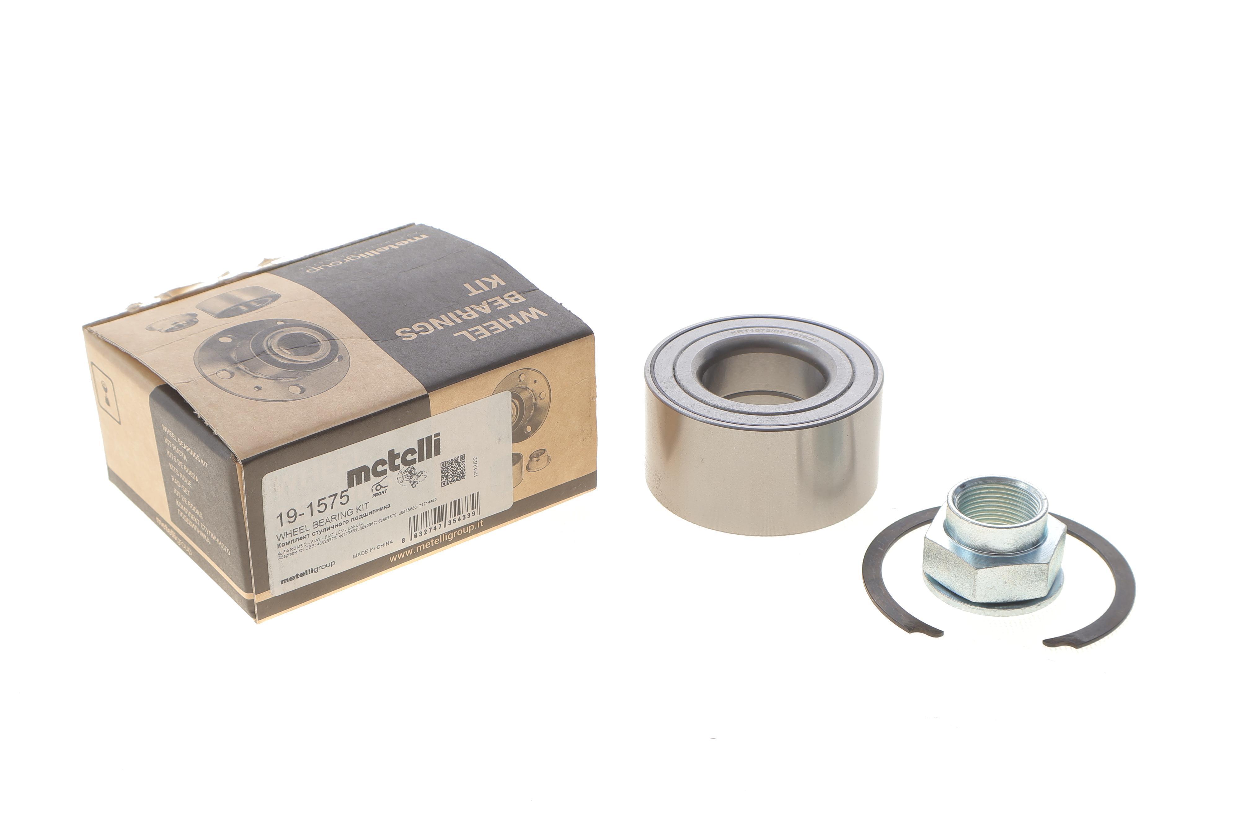 Підшипник маточини (передньої) Fiat Doblo 01- (-ABS) (37x72x37)