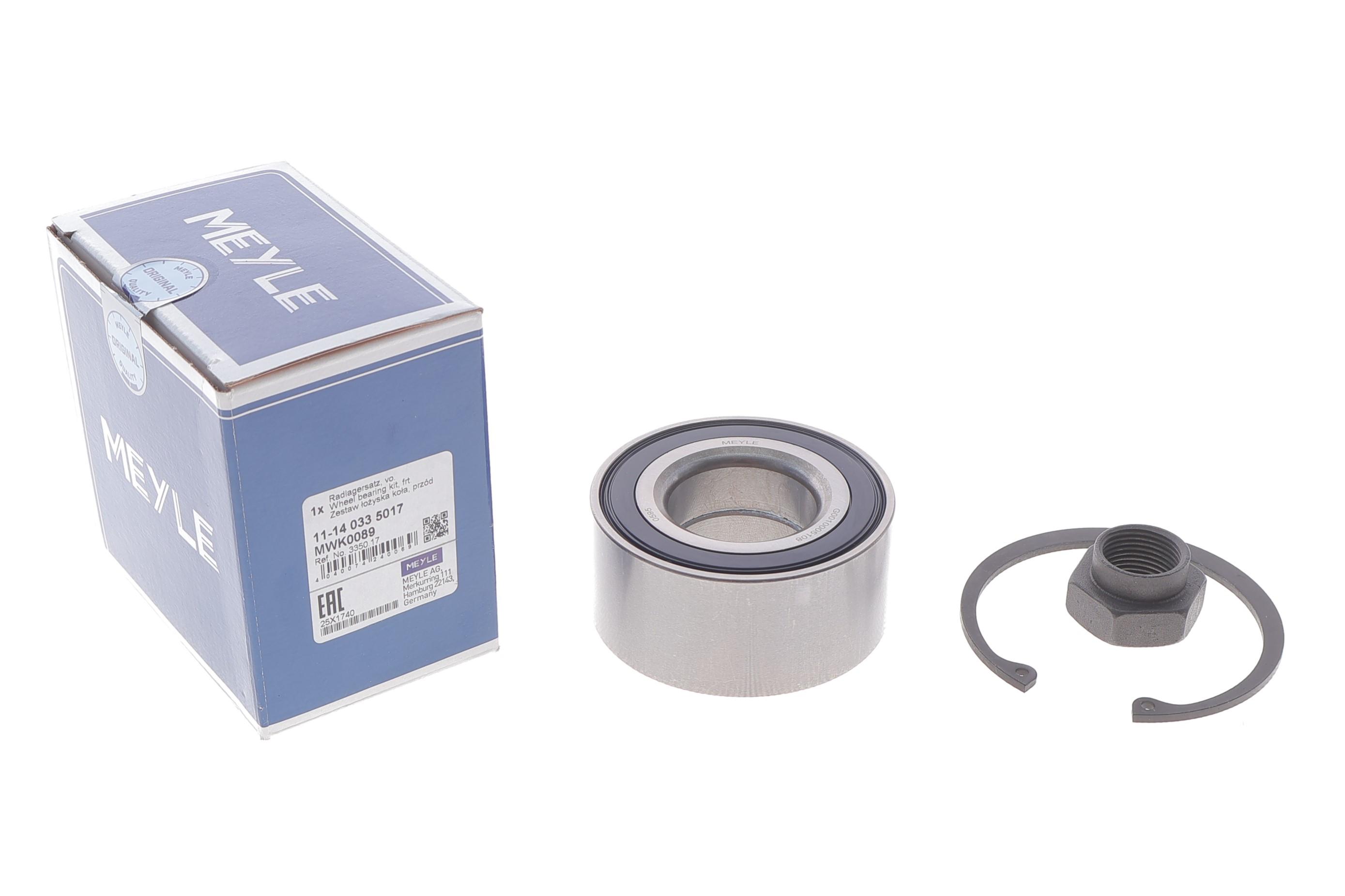 Підшипник маточини (передньої) Peugeot 106/205 (35x72x33)