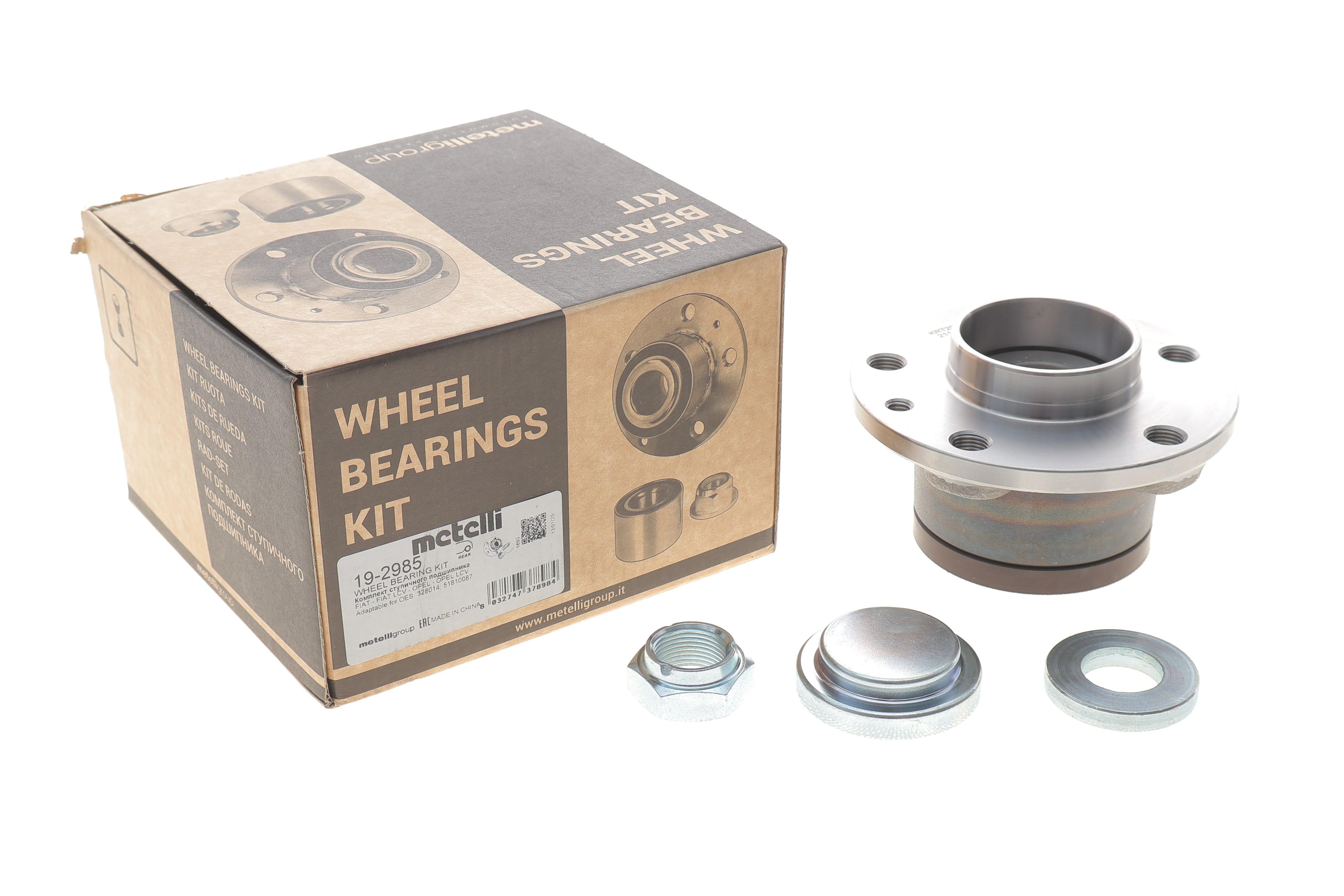 Підшипник маточини (задньої) Fiat Doblo 10-/Opel Combo 12- (+ABS)