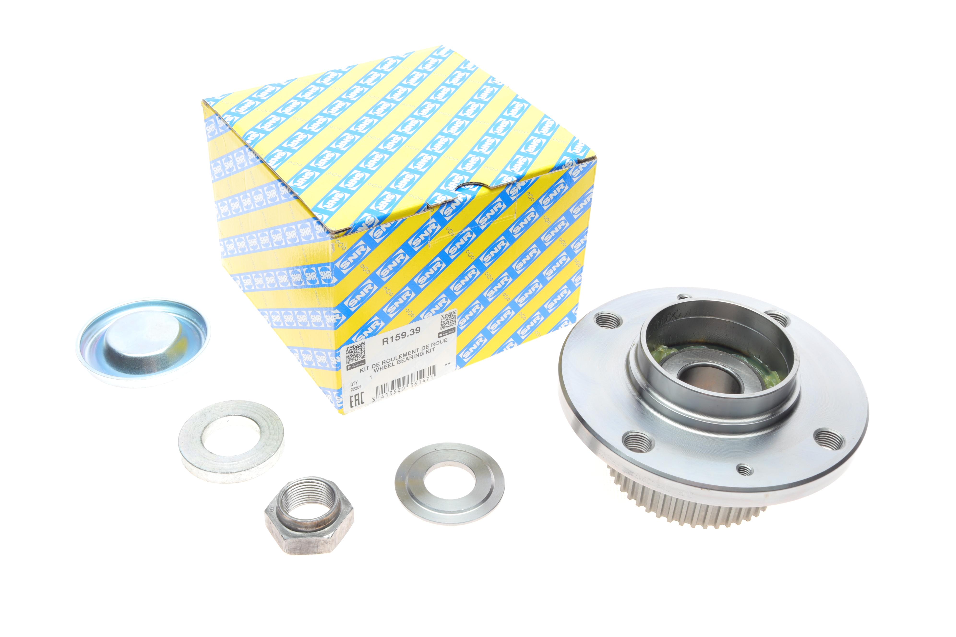 Підшипник маточини (задньої) Peugeot 206 1.6/2.0 99-07