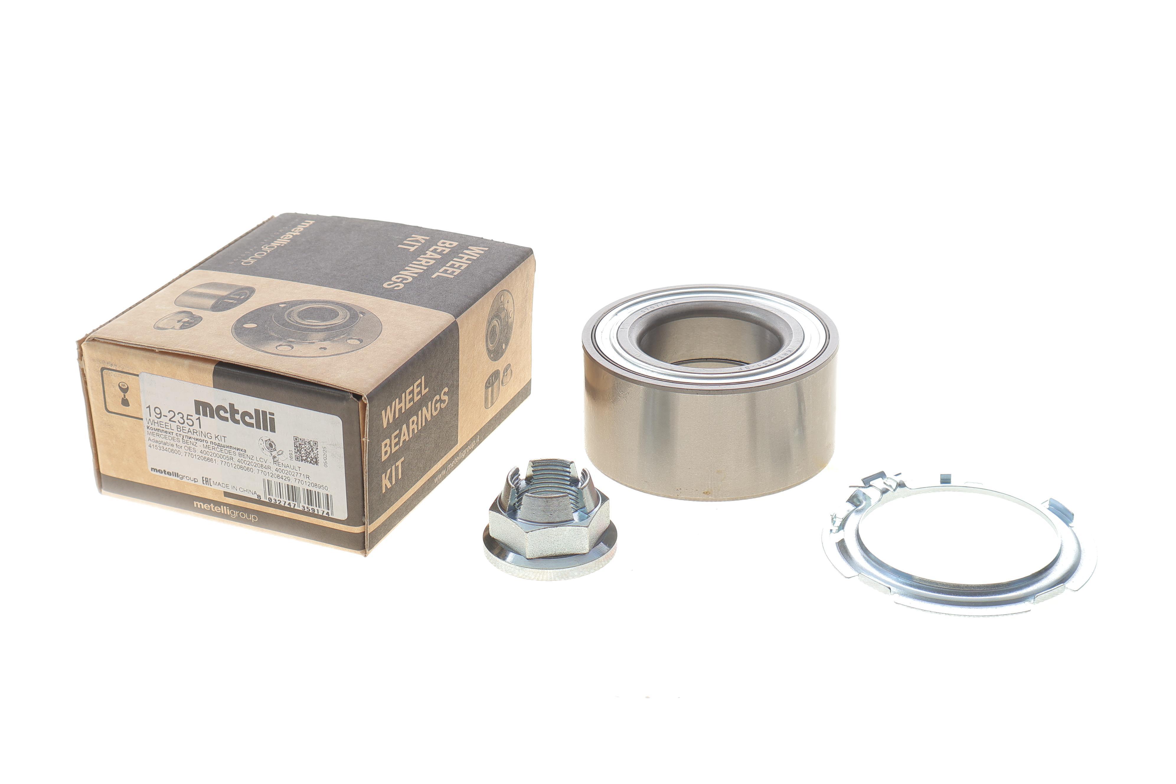 Підшипник маточини (передньої) Renault Laguna 01-/MB Citan 12- (45x83x39)