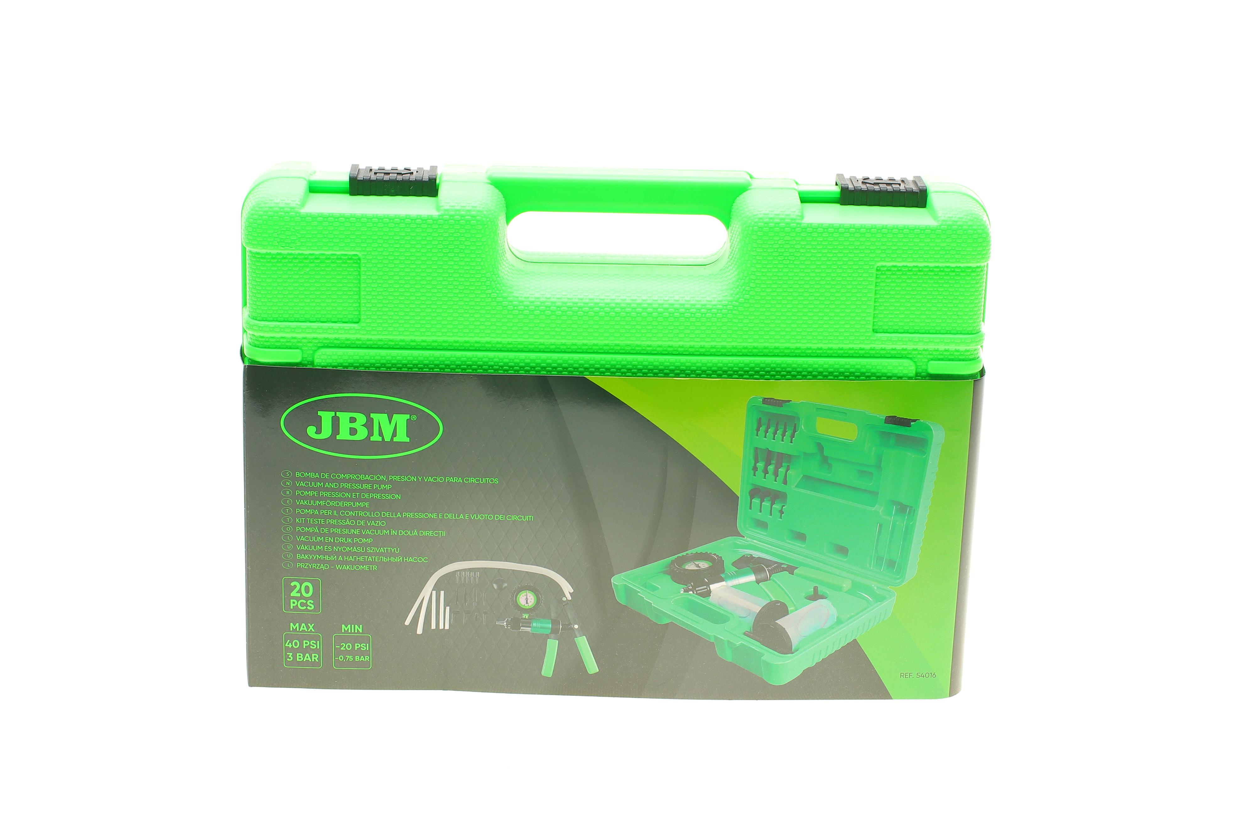 Насос вакуумний для прокачування гальмівної системи (к-кт) (від -0, 75 до 3 bar)