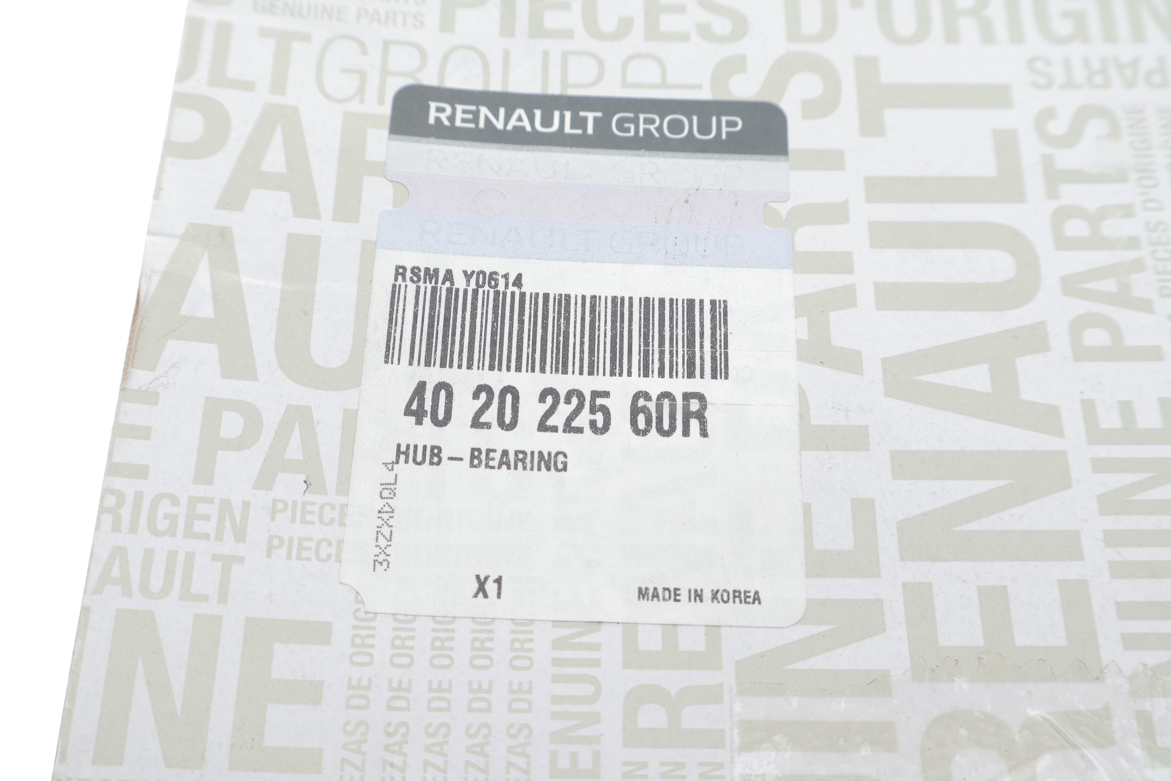 Підшипник маточини (передньої) Nissan Juke/Leaf/Qashqai I/X-Trail/Renault Koleos I 07-