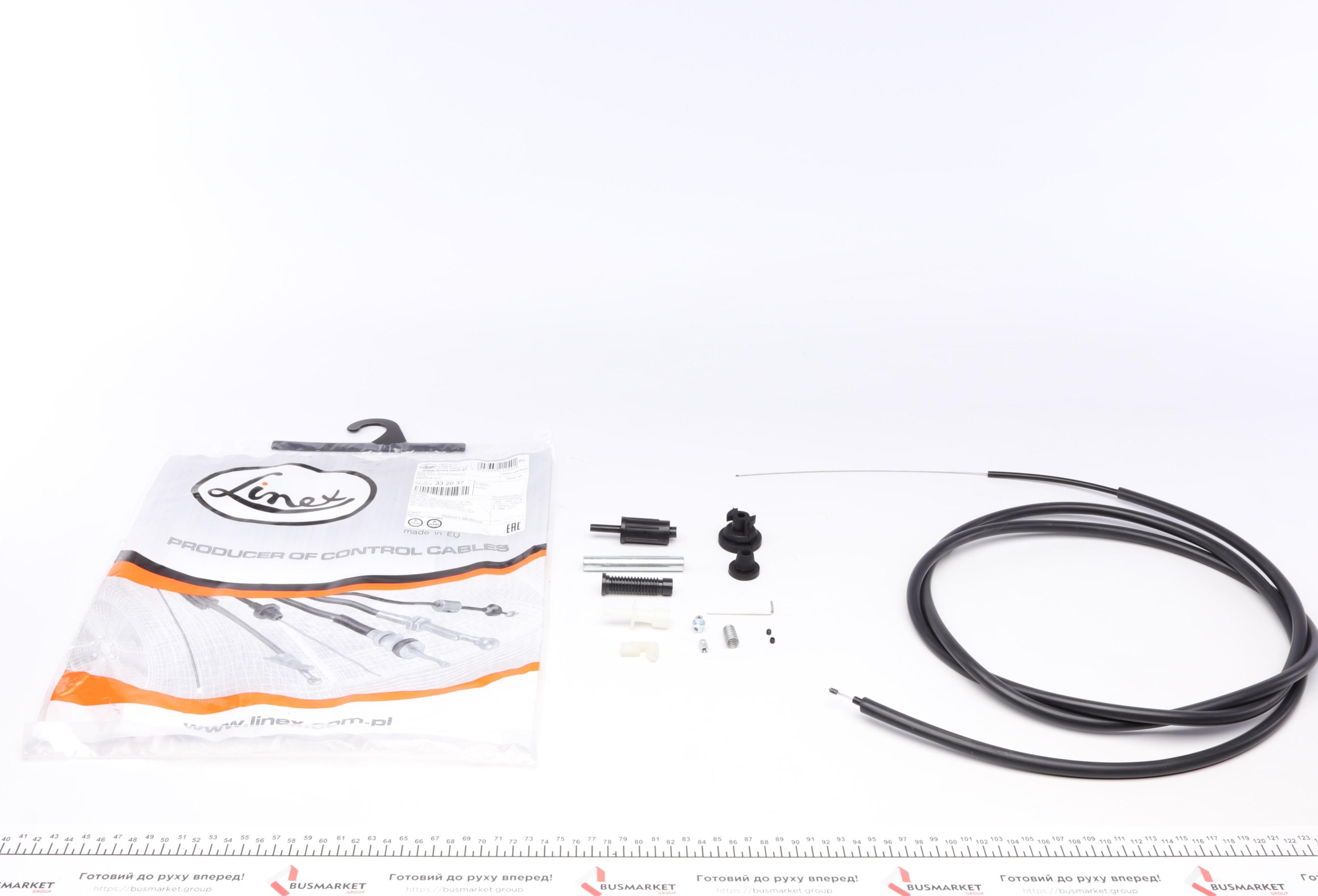 Трос газу Citroen Berlingo/Peugeot Partner 1.4/1.9D 96- (2710/2500 мм)