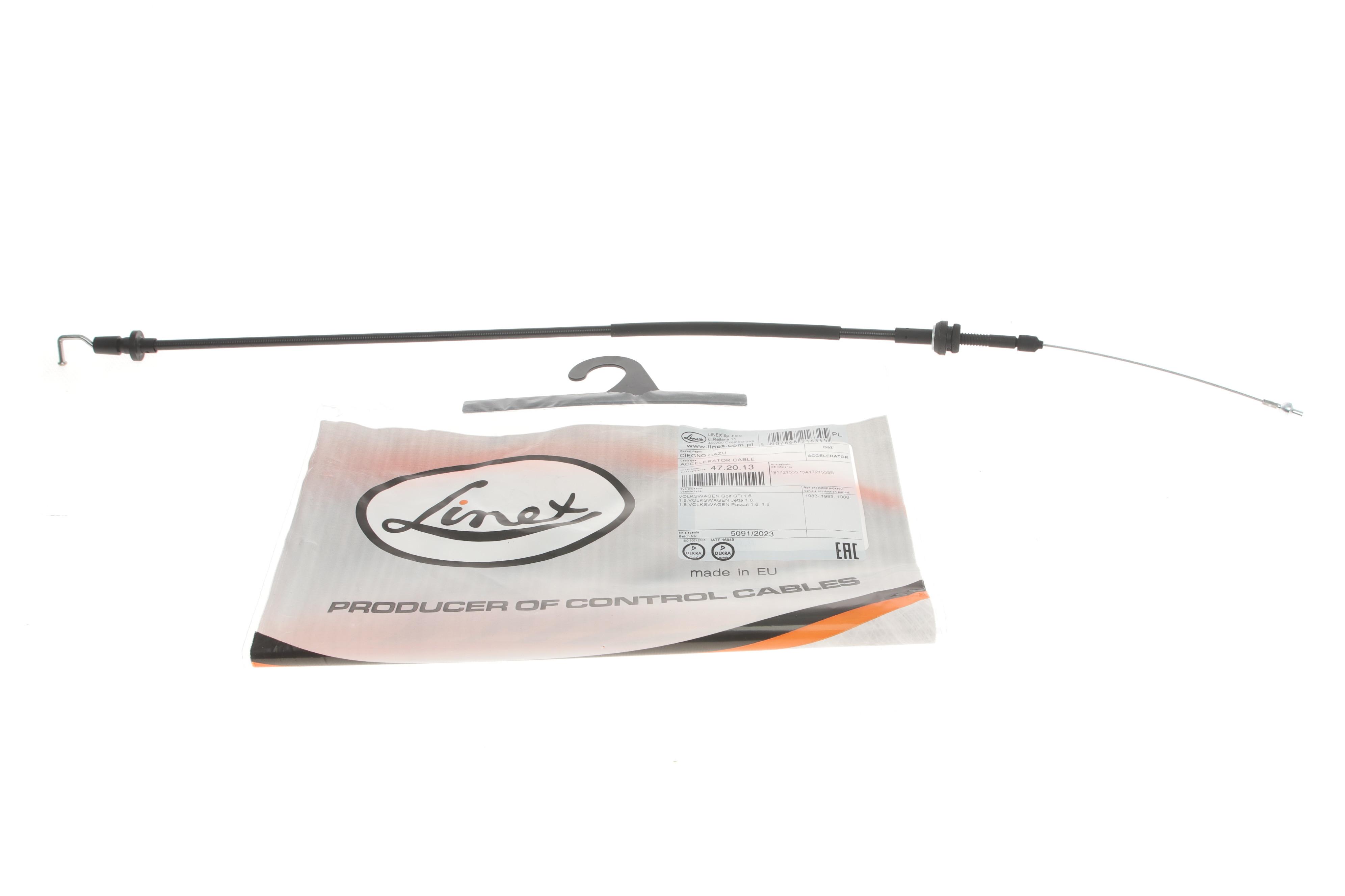 Трос газу VW Golf II/Passat 1.8