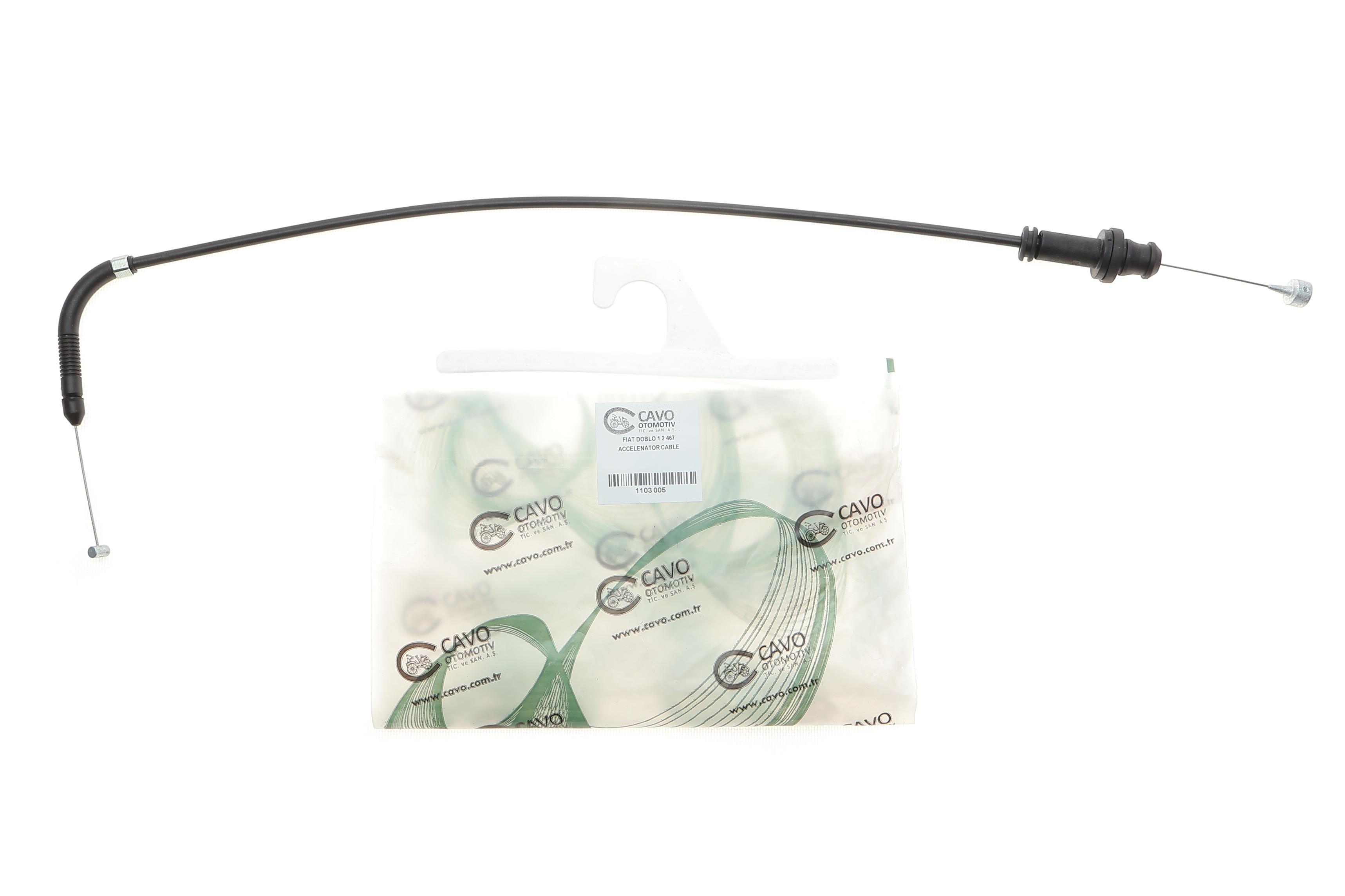 Трос газу Fiat Doblo 1.2i/1.6 01- (660/505 мм)