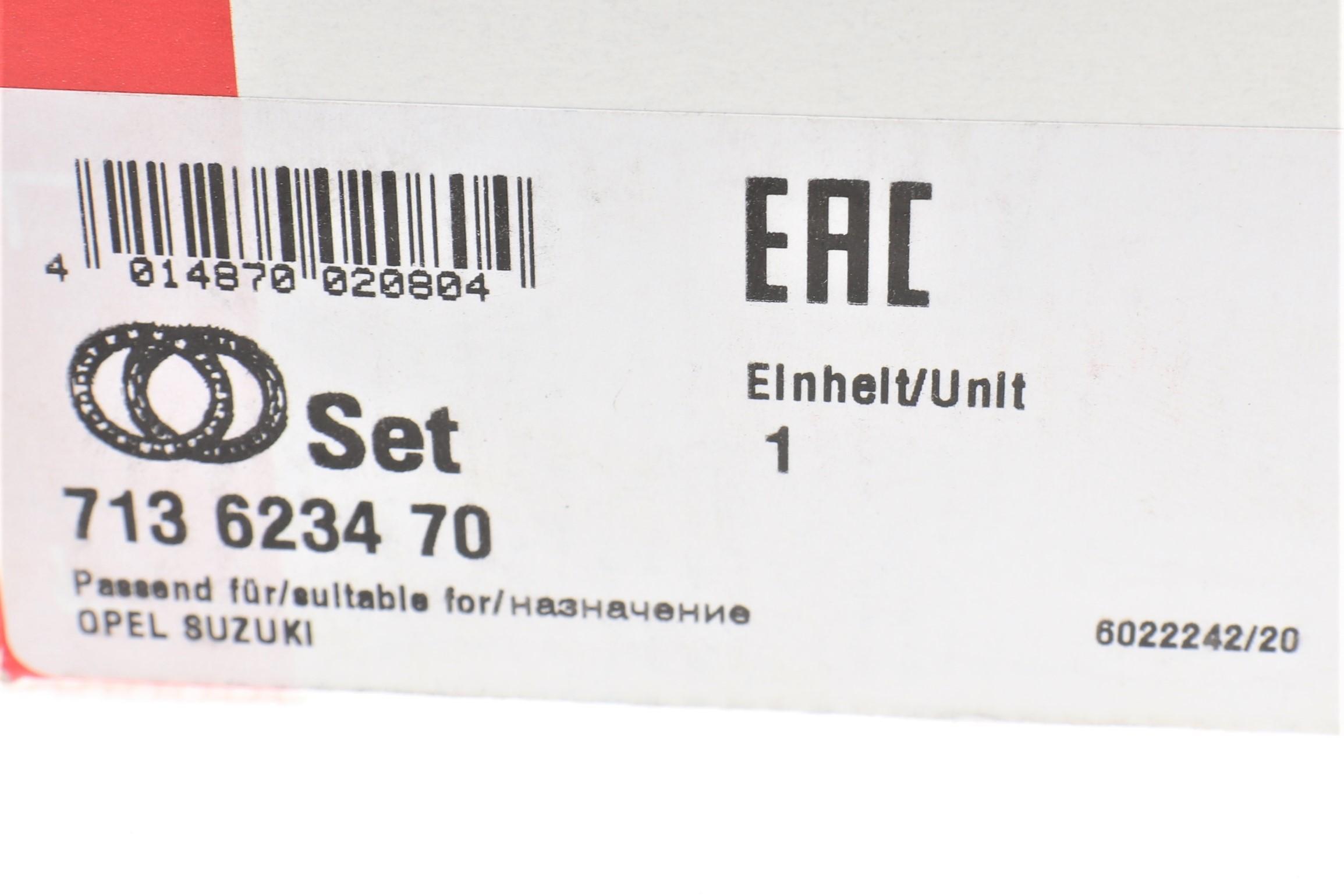 Підшипник маточини (передньої) Opel Agila 03-14