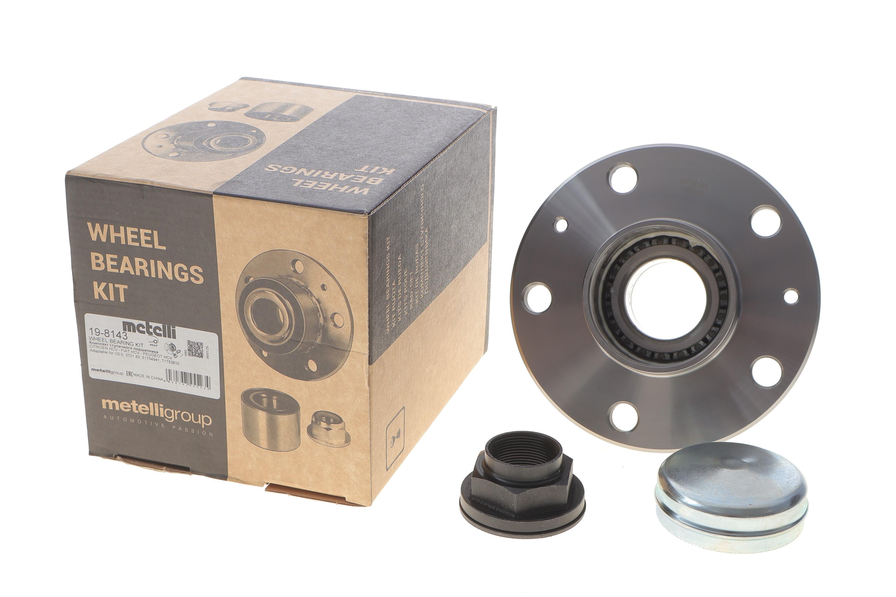 Підшипник маточини (задньої) Fiat Ducato 06-/Peugeot Boxer 01- (к-кт)