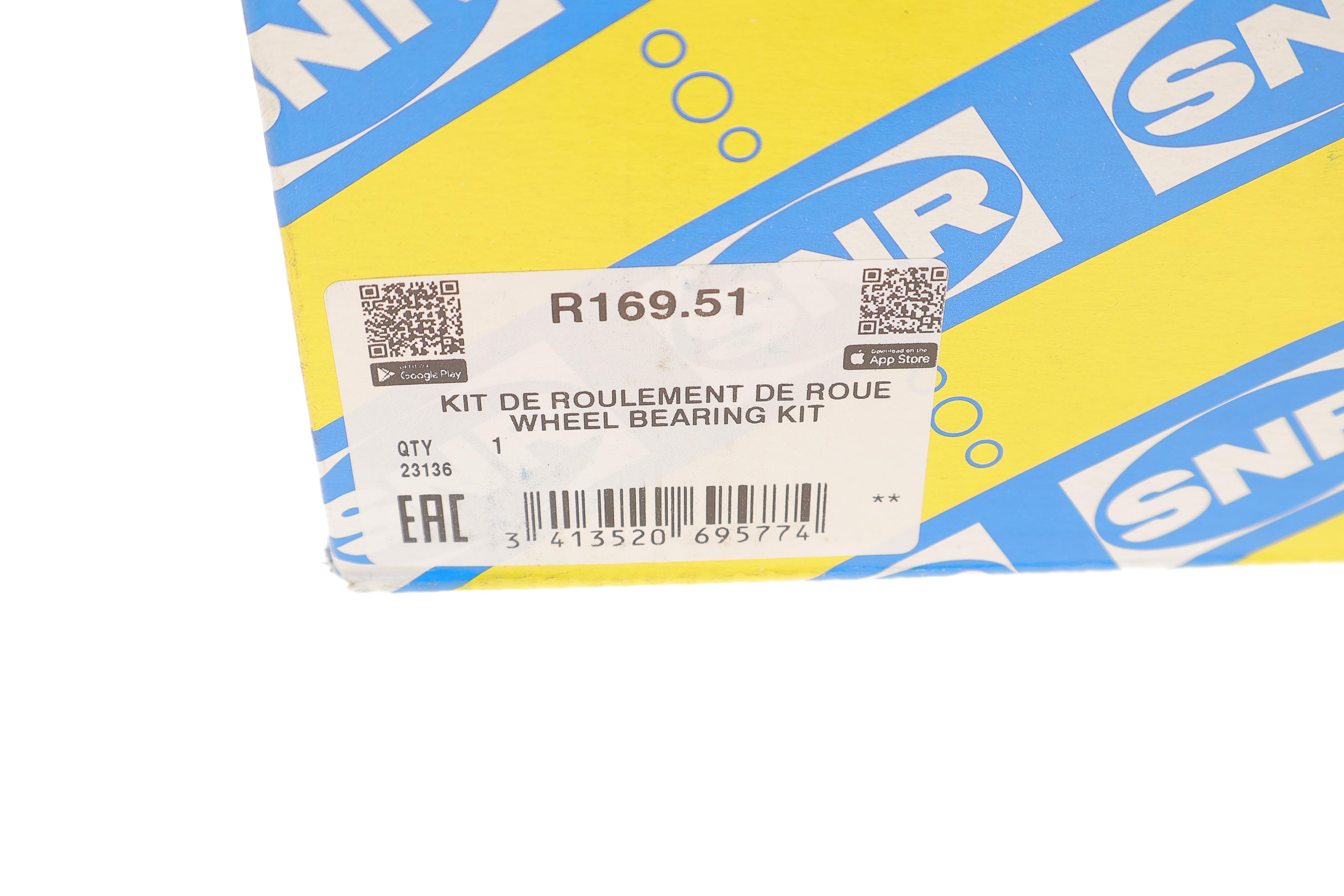 Підшипник маточини (задньої) Toyota Yaris 99-05 (+ABS)