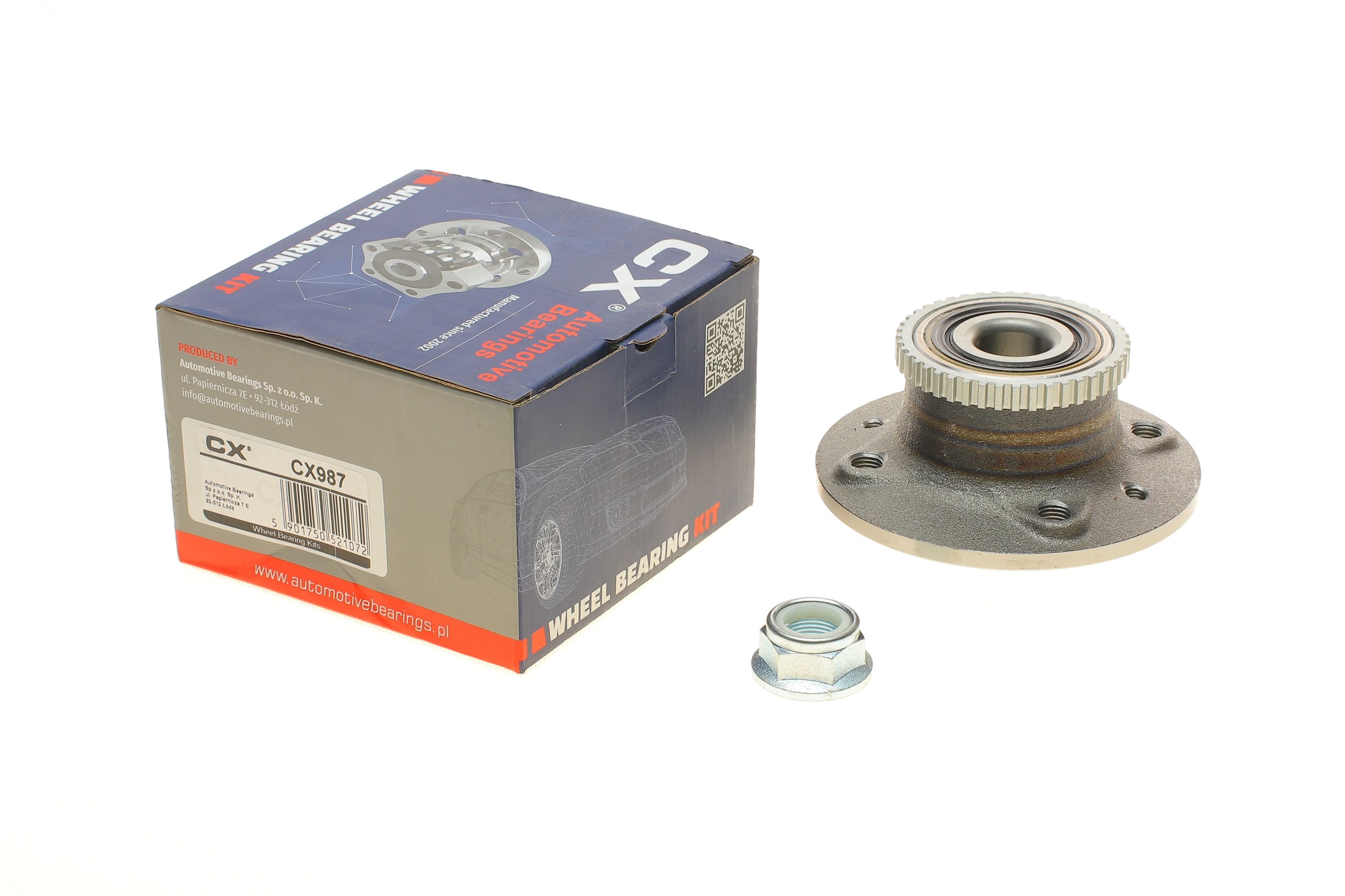 Підшипник маточини (задньої) Renault Kangoo 97- (+ABS)