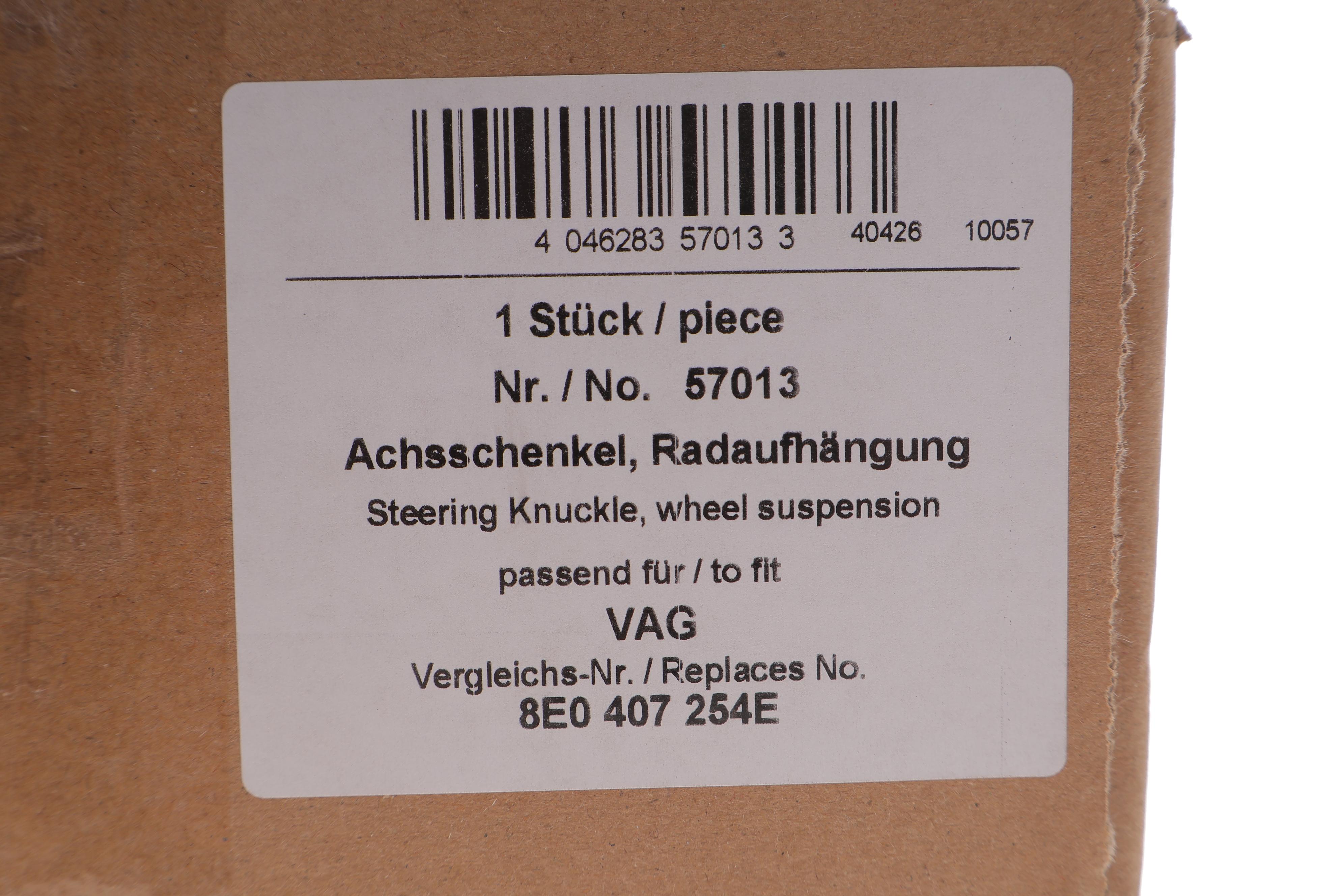 Кулак поворотний (цапфа) Audi A4 00-08 (R) (передня)