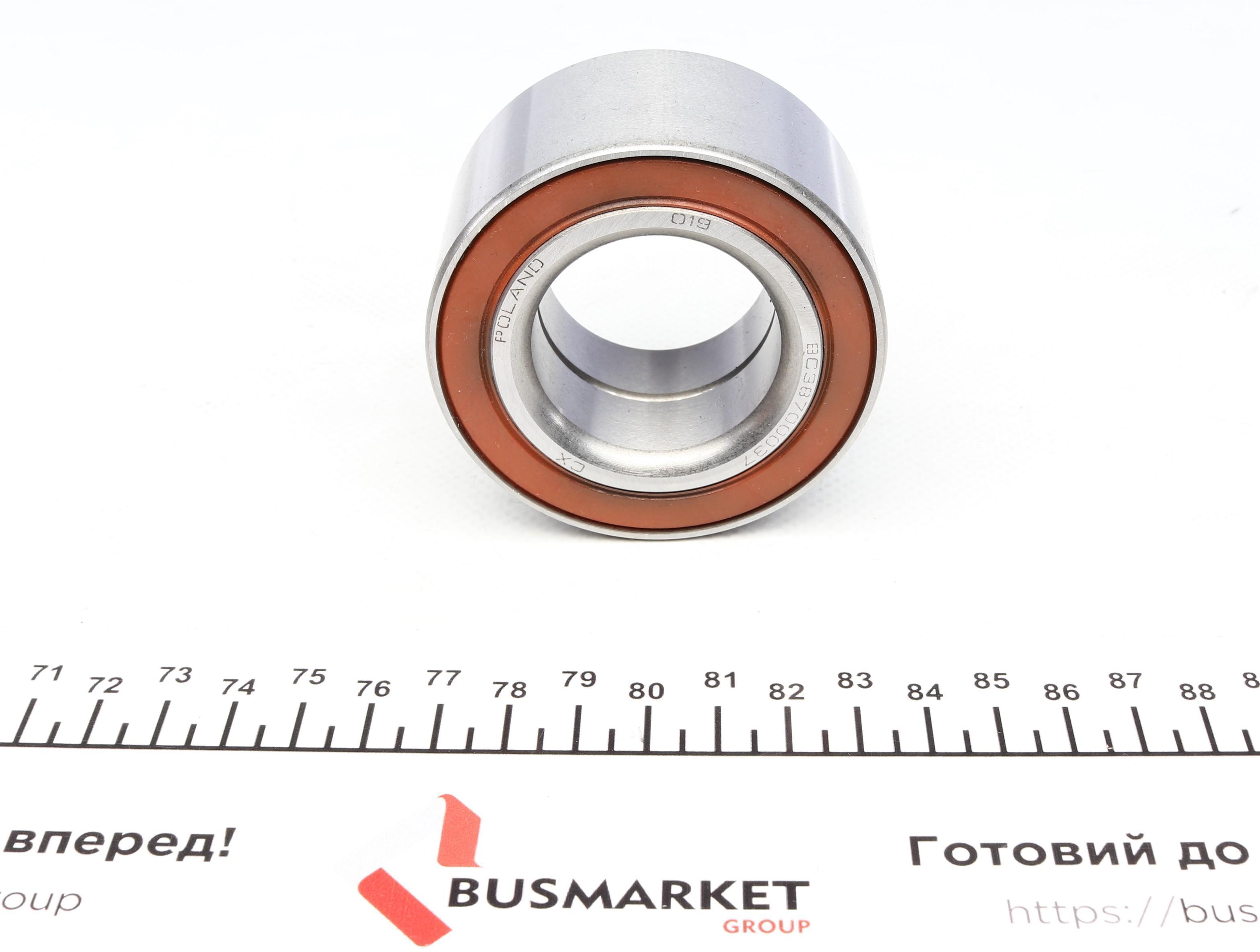 Підшипник маточини (передньої) Hyundai Accent 99-03/Kia Rio 05- (38x70x37)