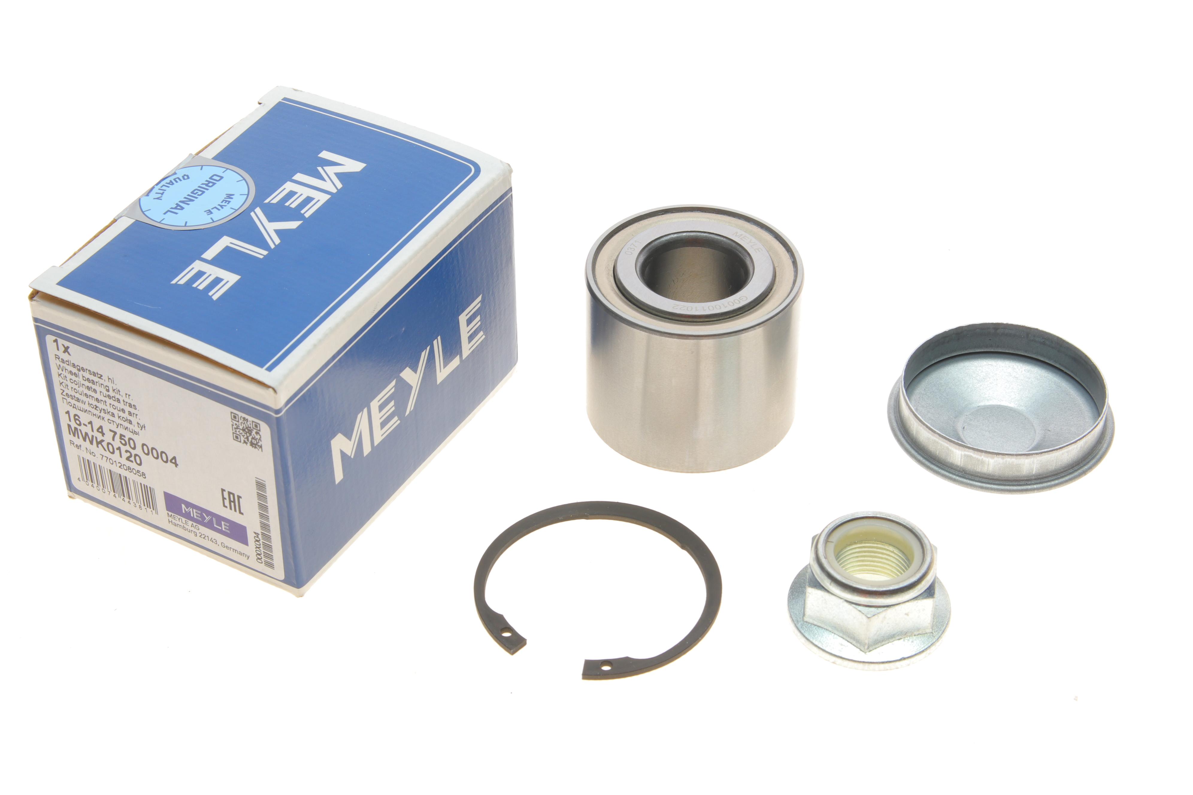 Підшипник маточини (задньої) Renault Megane II 02- (25x55x45) (К-кт)