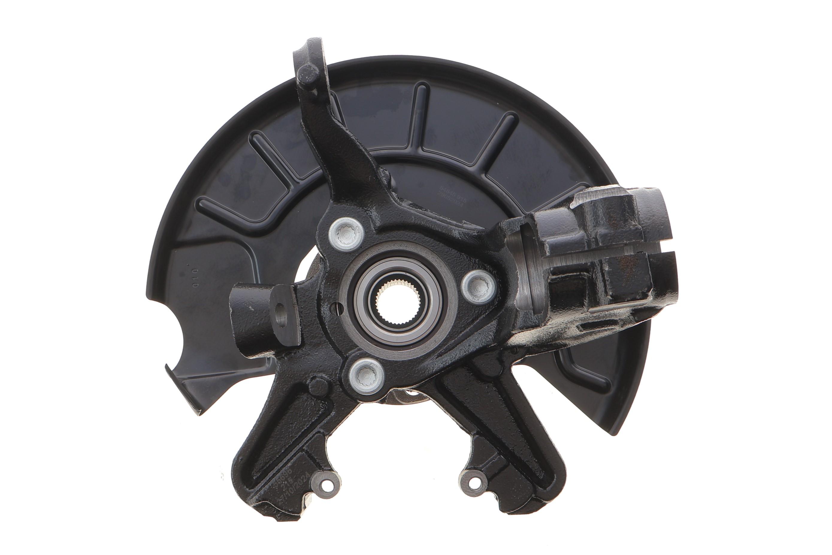 Кулак поворотний (цапфа) VW Caddy 03- (L) (3 отв.) (+ маточина)