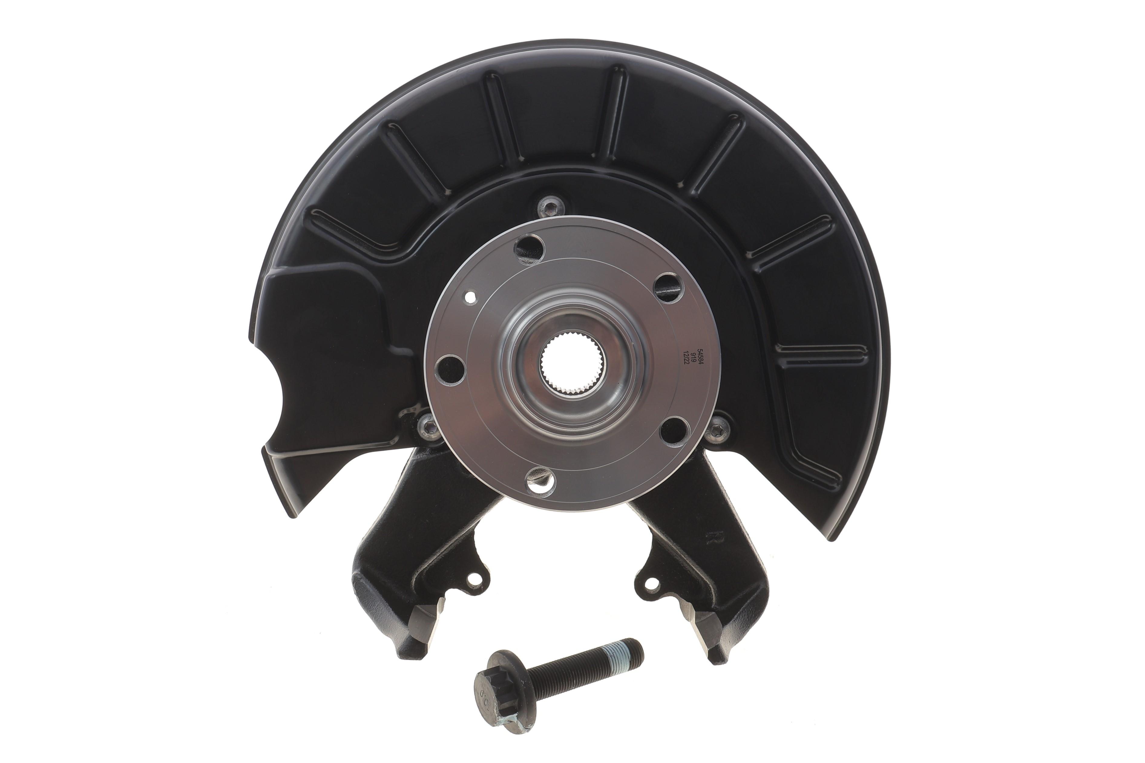 Кулак поворотний (цапфа) (передня/R) VW Caddy III 06-15 (3 отв.) (+ маточина)