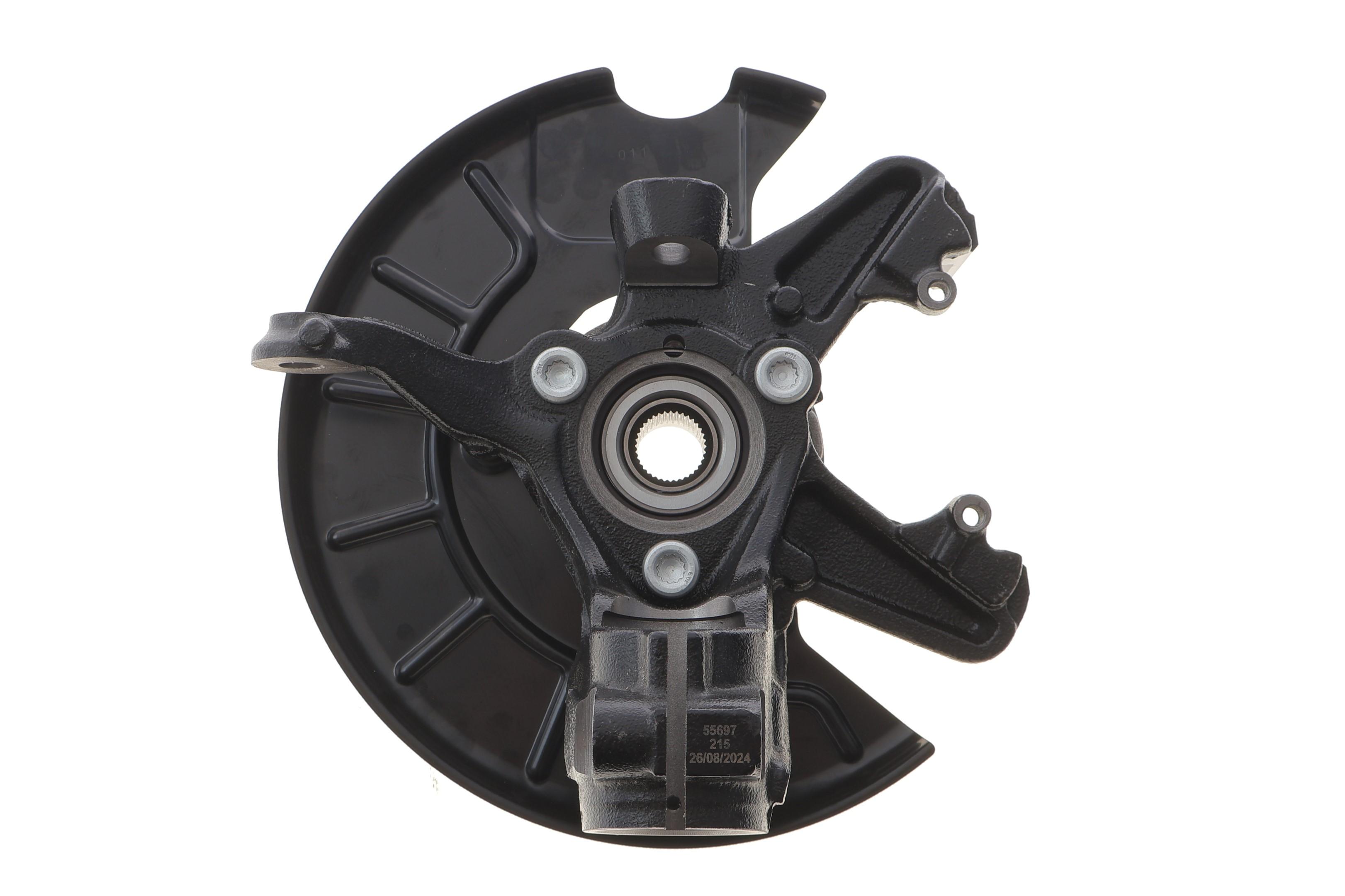 Кулак поворотний (цапфа) (передня/R) VW Caddy III 06-15 (3 отв.) (+ маточина)