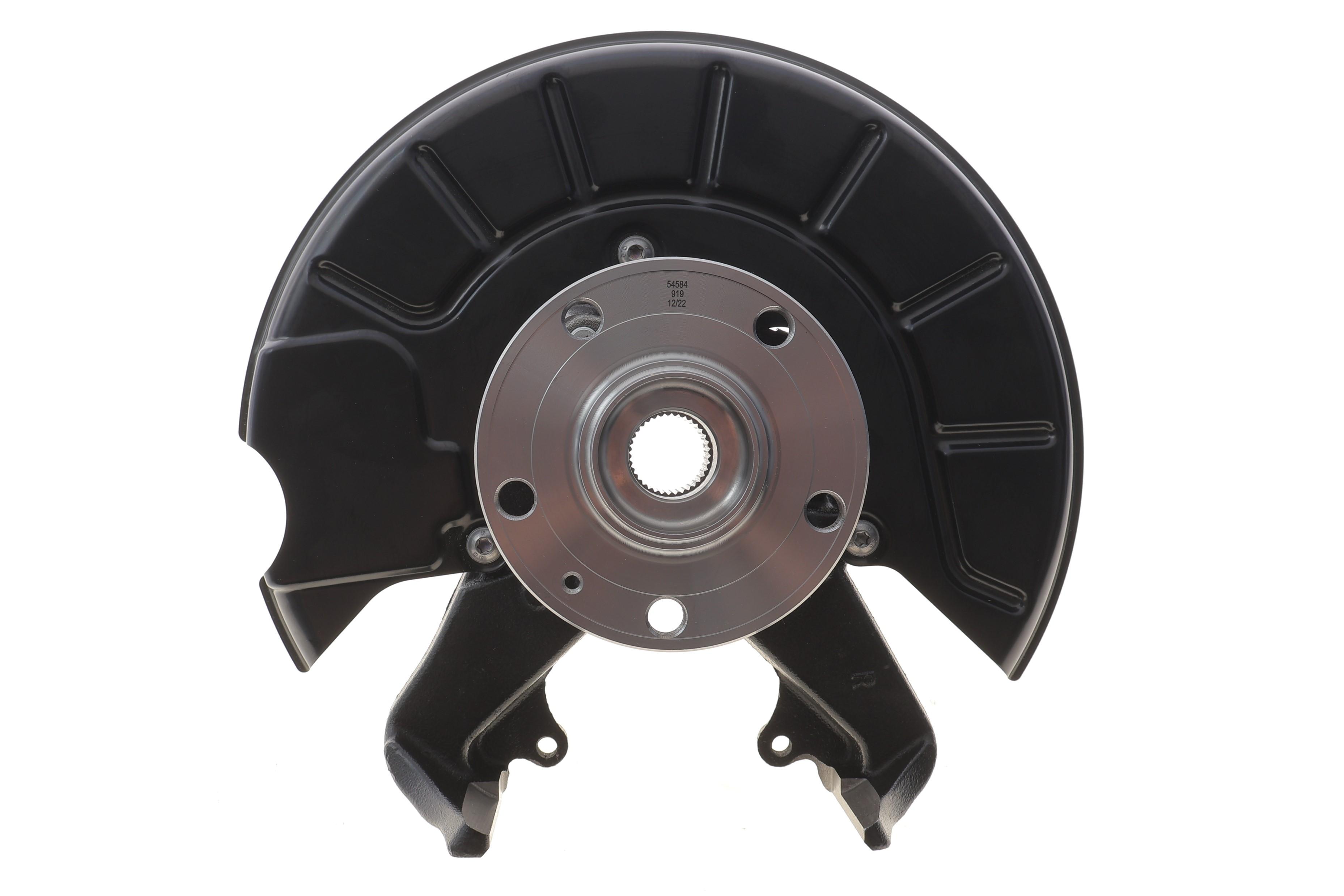 Кулак поворотний (цапфа) (передня/R) VW Caddy III 06-15 (3 отв.) (+ маточина)