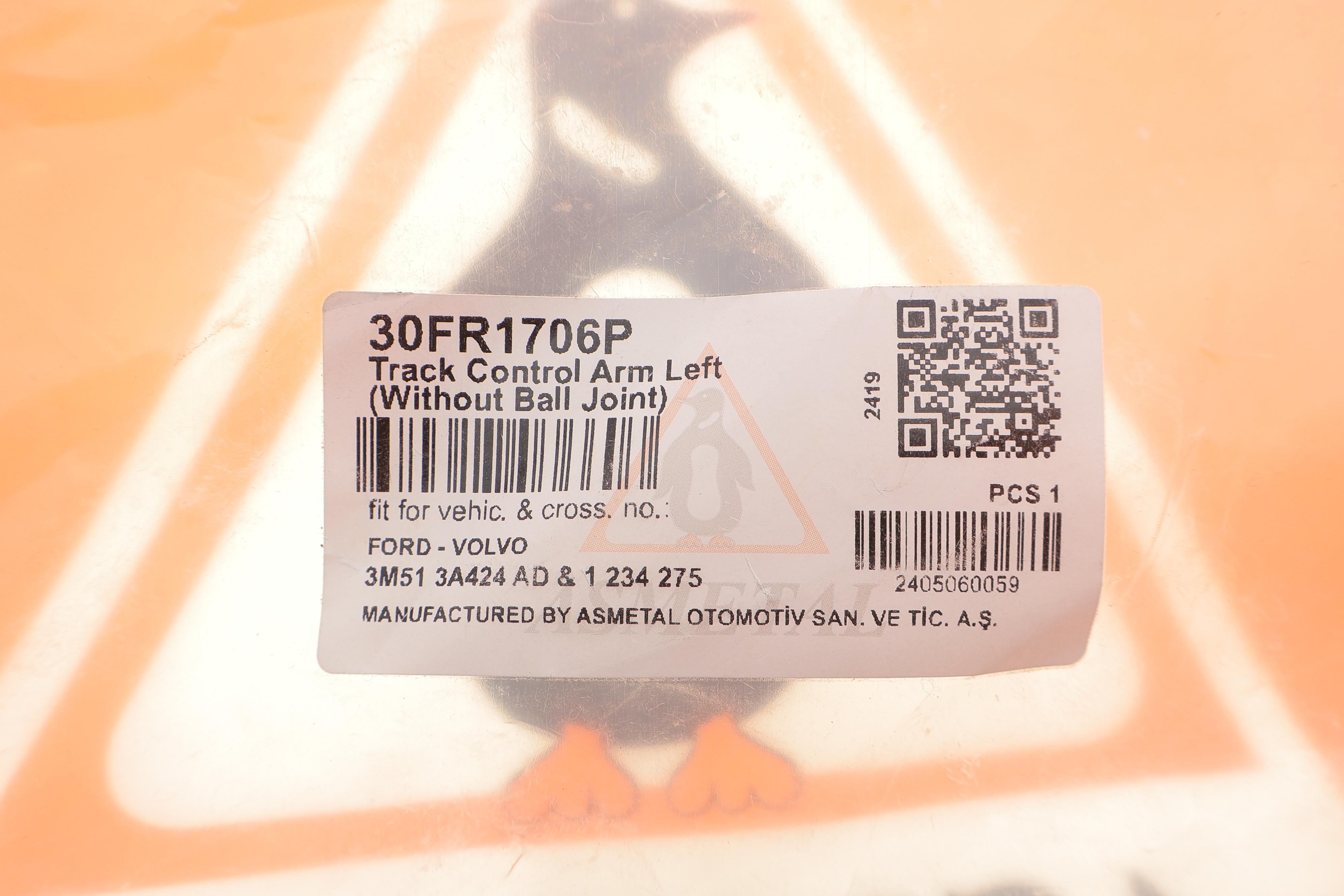 Важіль підвіски (передній/знизу) (L) Ford C-Max 07-10/Focus/Volvo C30/C70/S40/V50 04-12 (без кульової)