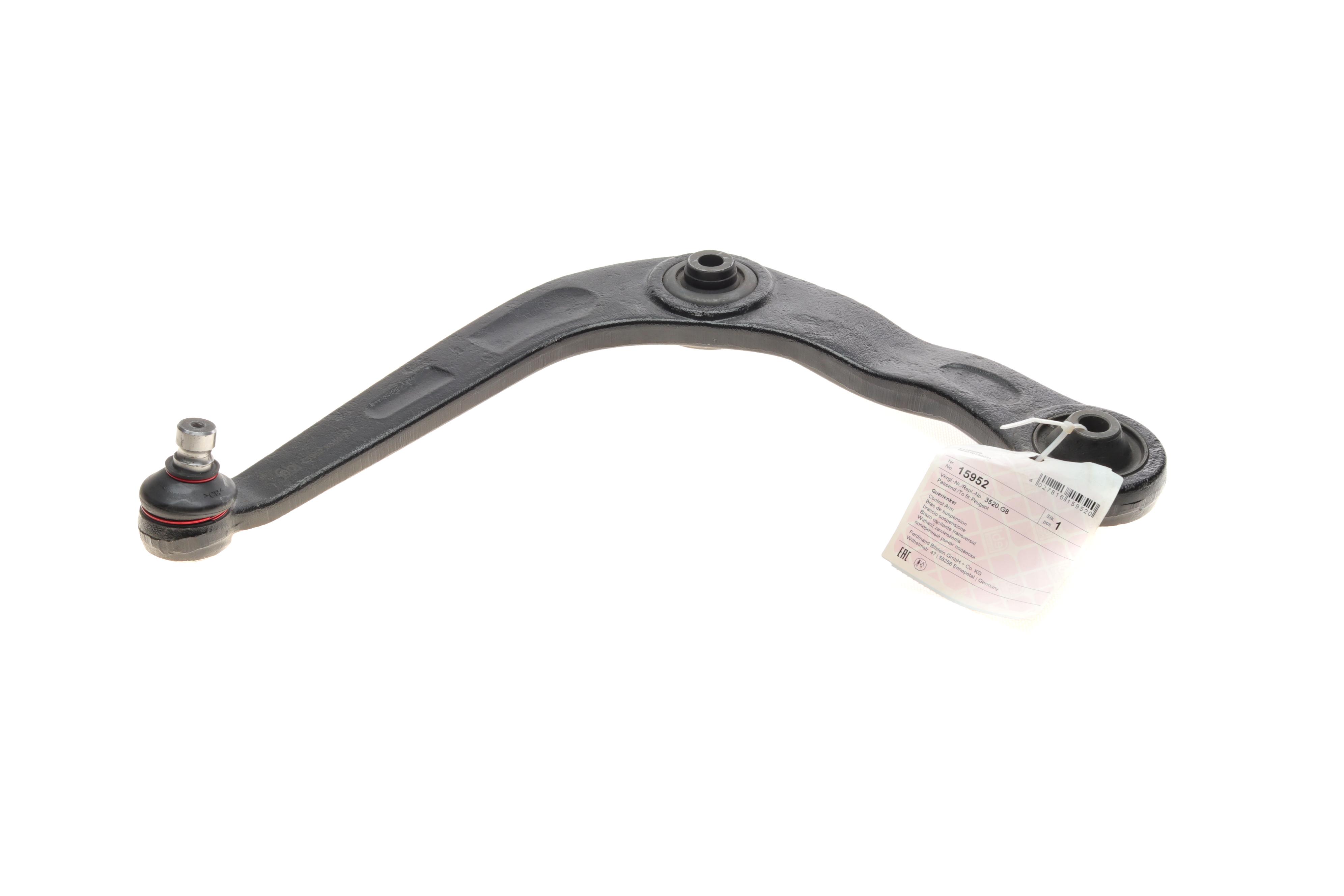 Важіль підвіски (передній/знизу) (L) Peugeot 206 98-