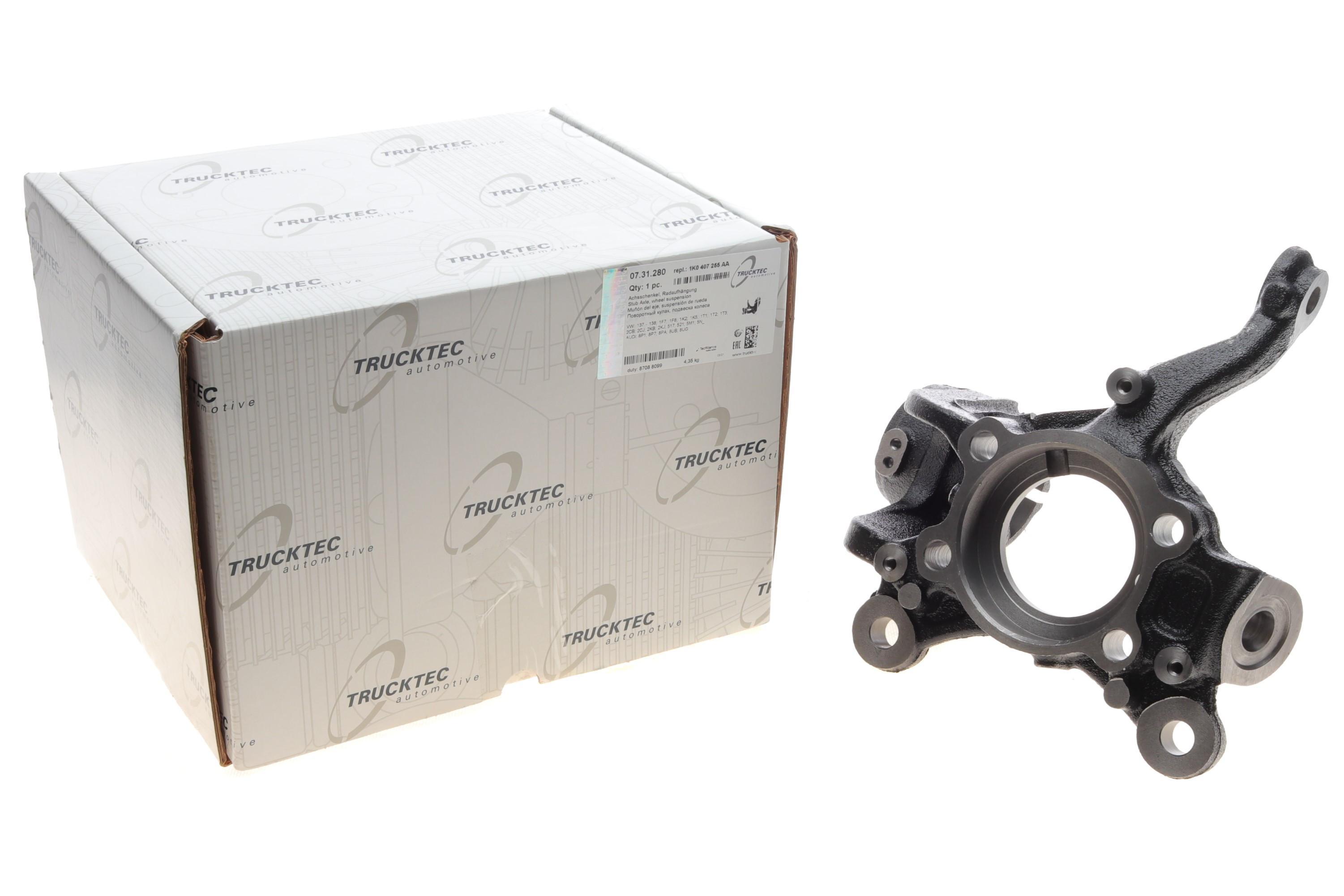 Цапфа (передня) Audi A3/Q3/Skoda Octavia/VW Caddy III 09-15 (L)