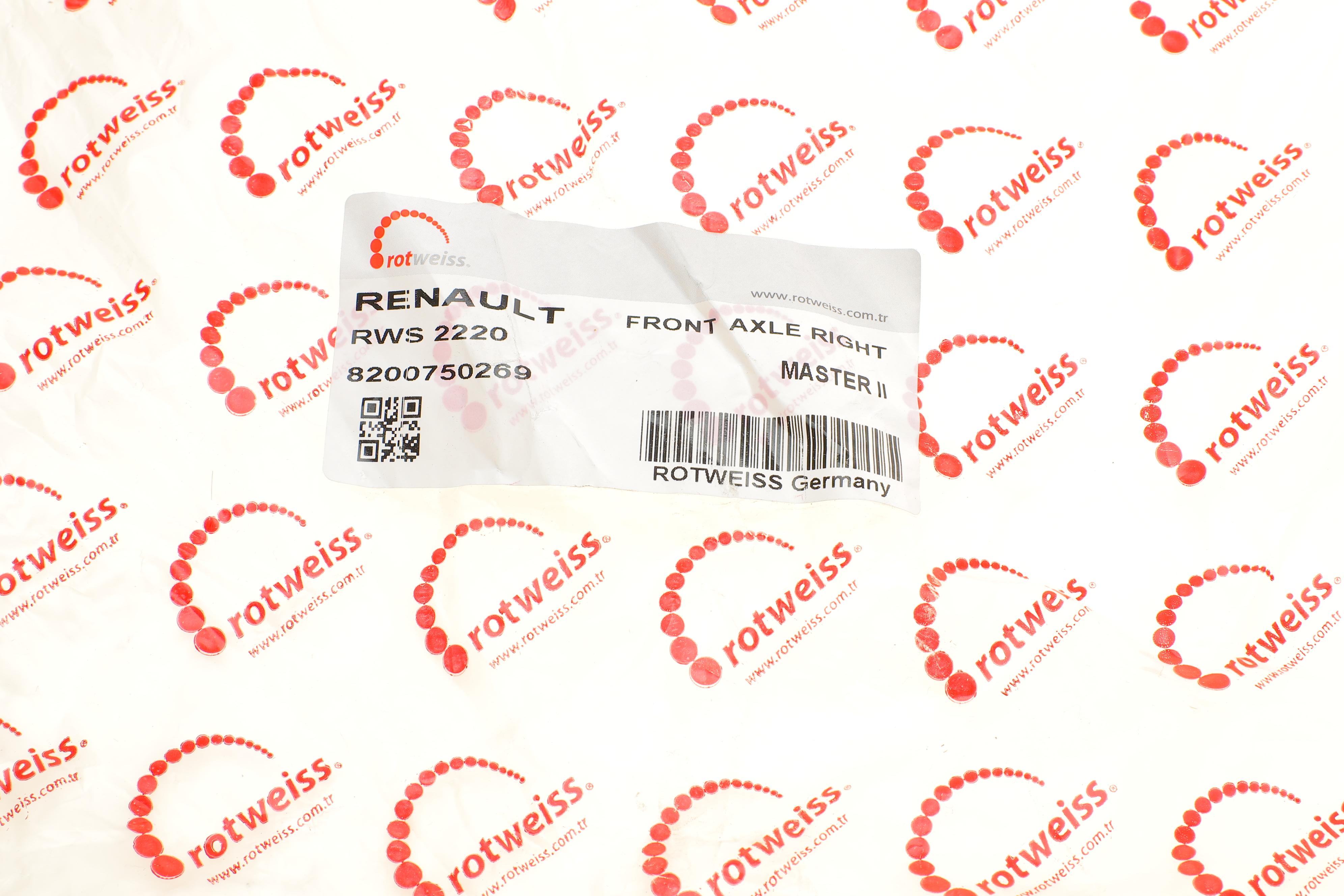 Кулак поворотний (цапфа) Renault Master 07- (d=24mm) (R)