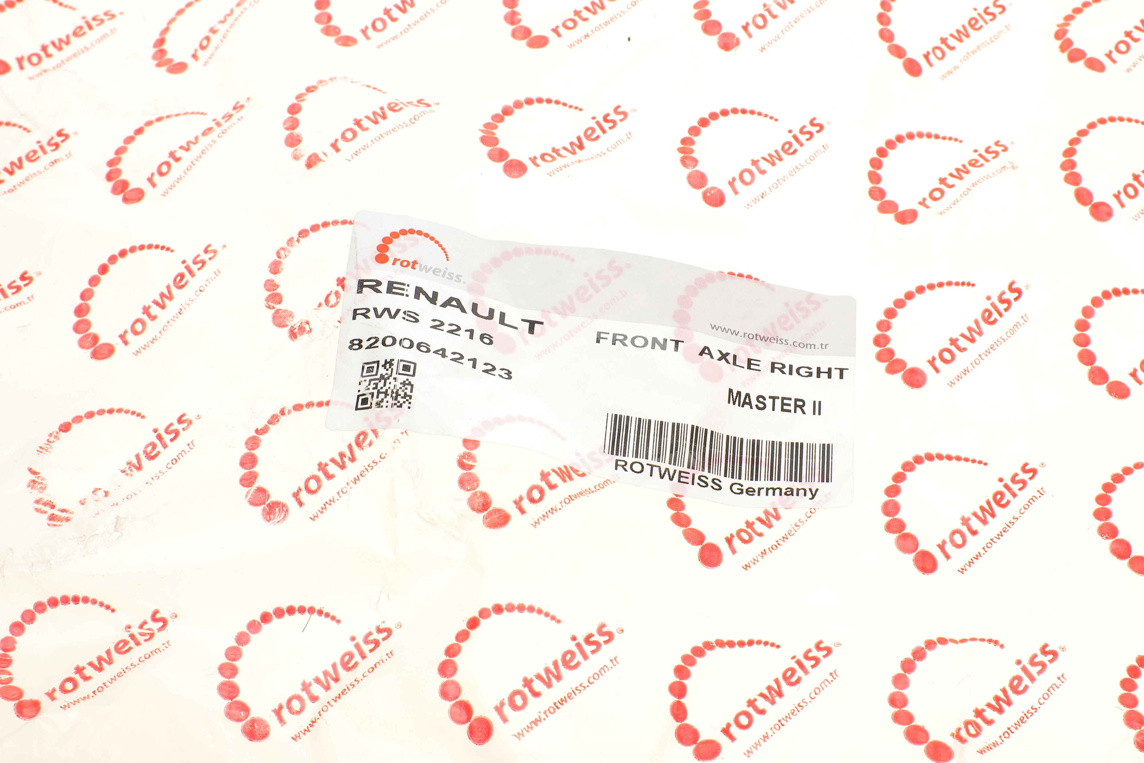 Кулак поворотний (цапфа) Renault Master 98-06 (d=22mm) (R)