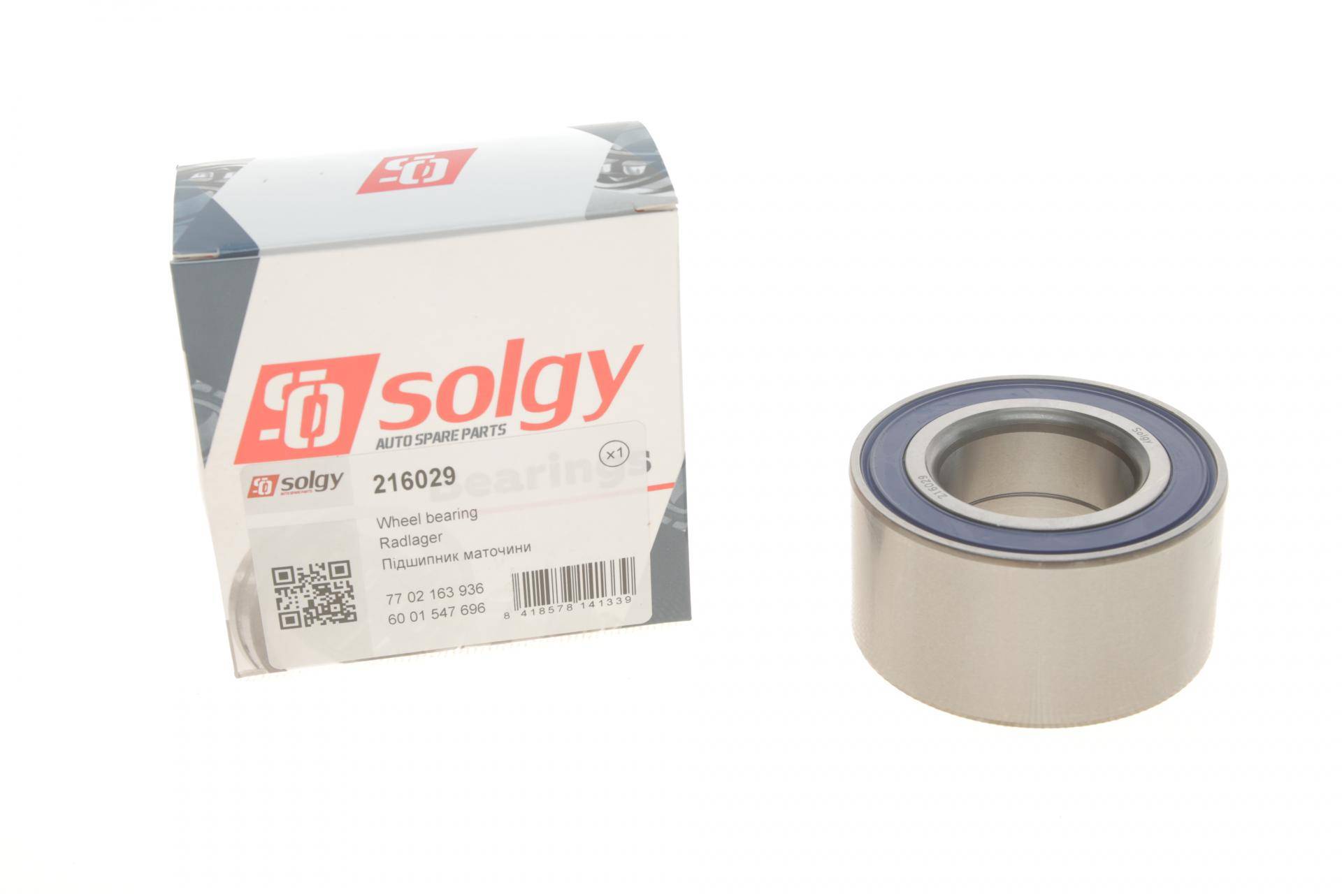 Підшипник маточини (передньої) Renault Kangoo/Fiat Doblo (37х72х37)