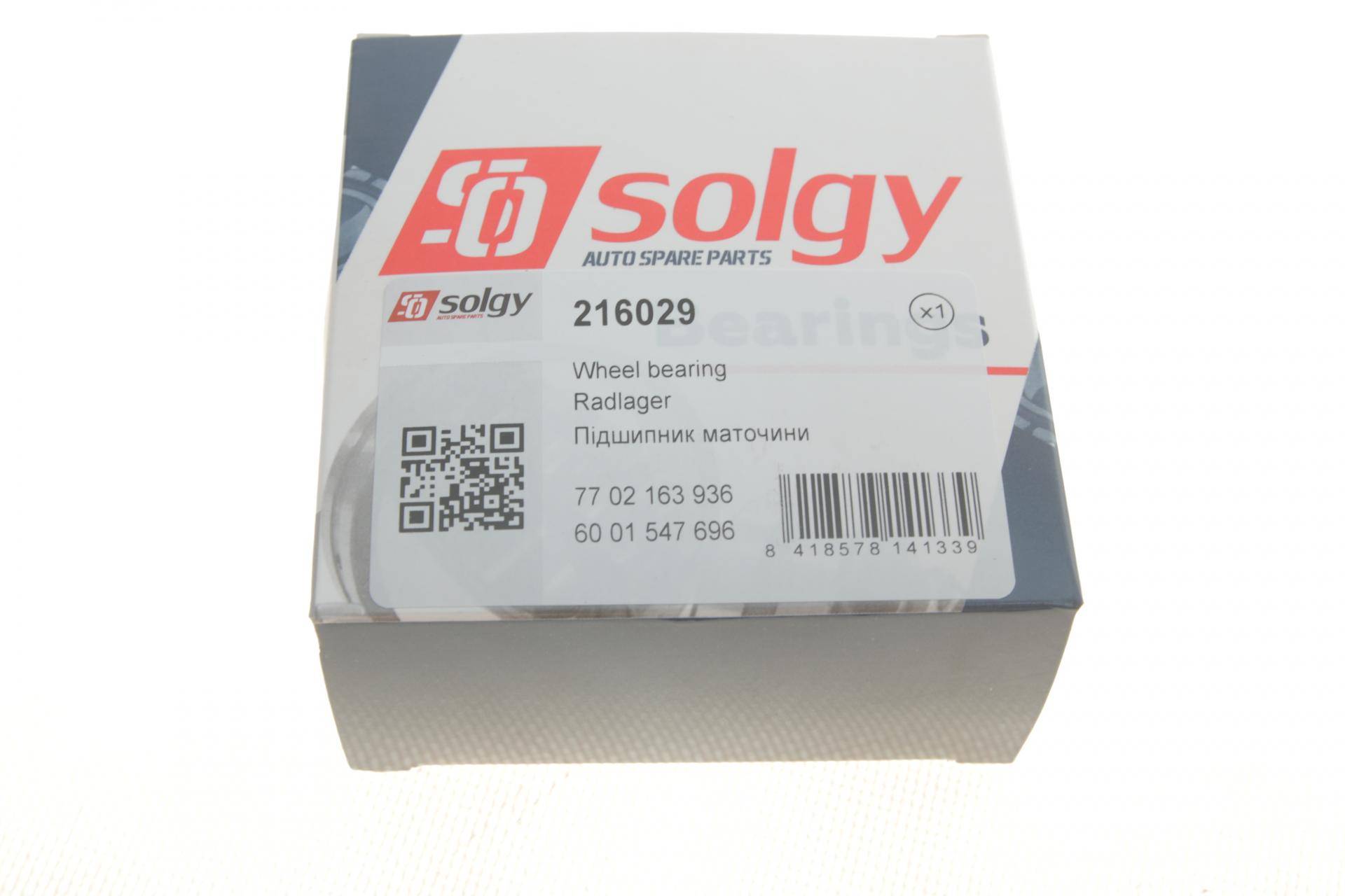 Підшипник маточини (передньої) Renault Kangoo/Fiat Doblo (37х72х37)