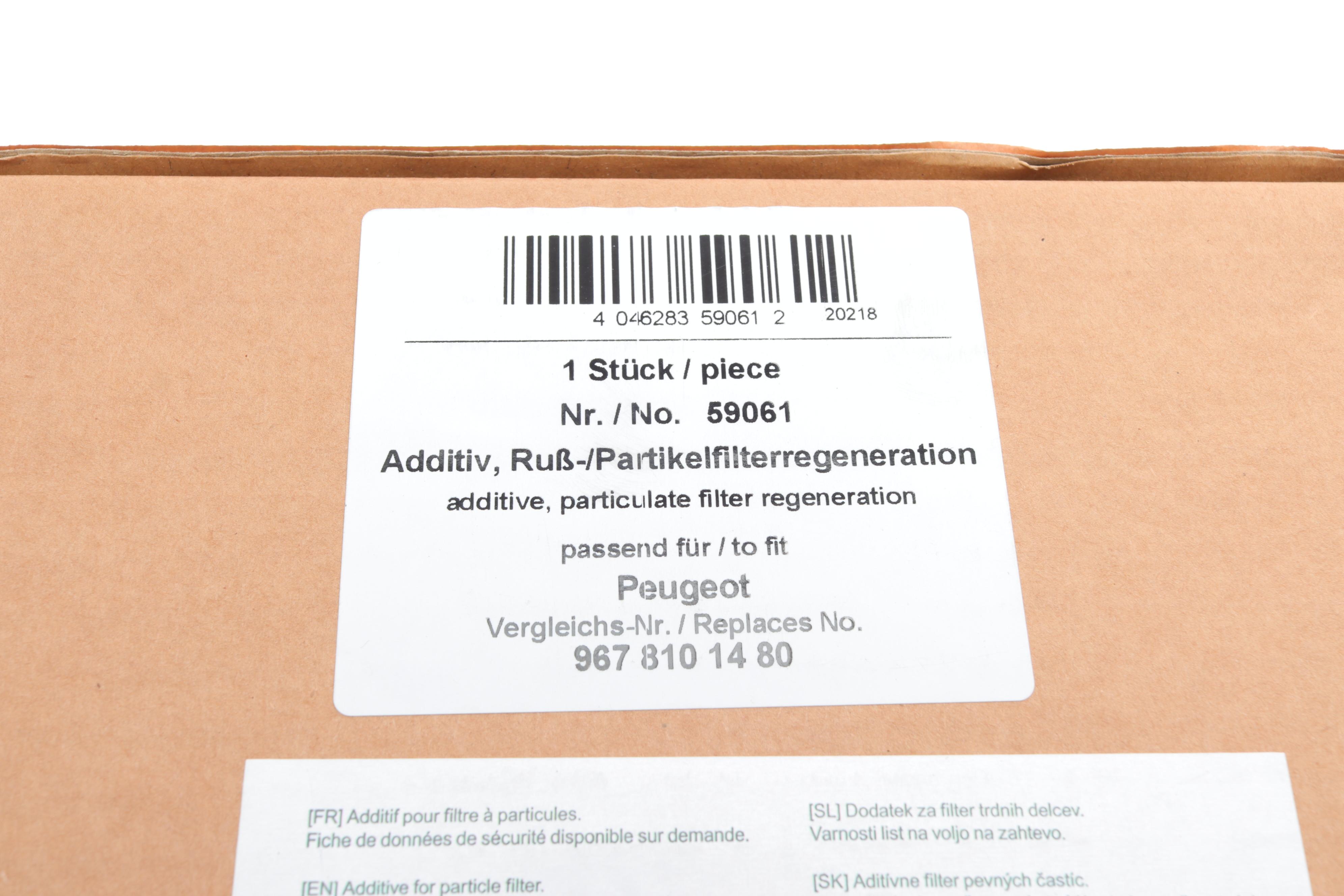 Присадка для очищення сажевих фільтрів FAP (EOLYS Powerflex) (1.75L) Citroen Berlingo 1.6HDI 08-