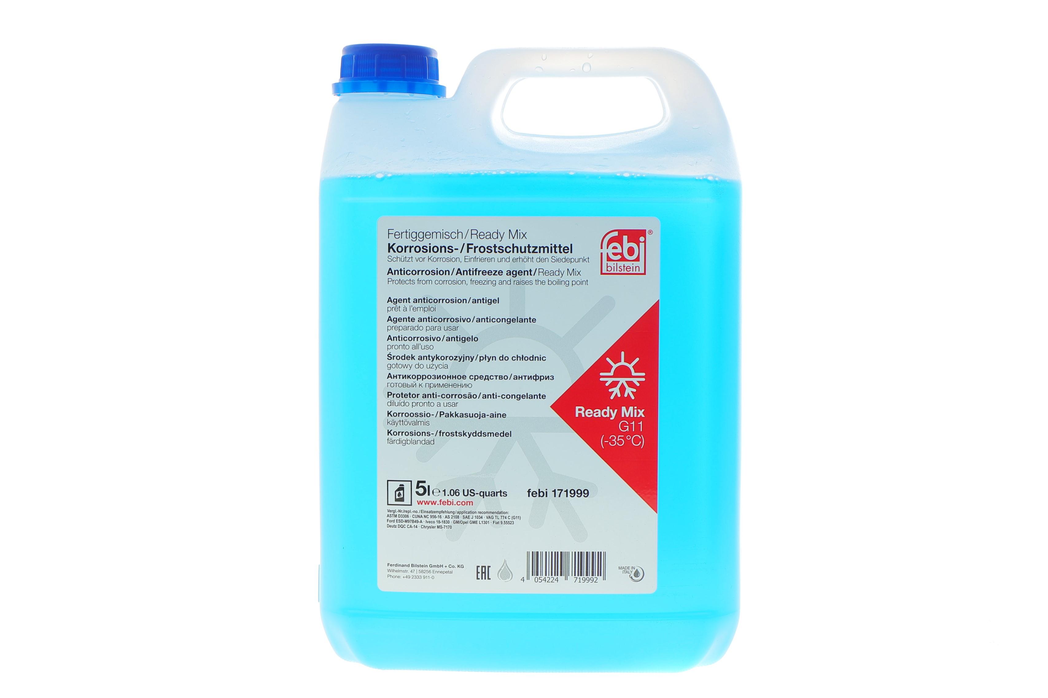 Антифриз (синій) Readymix G11 (-35°C готовий до застосування) (5 л)
