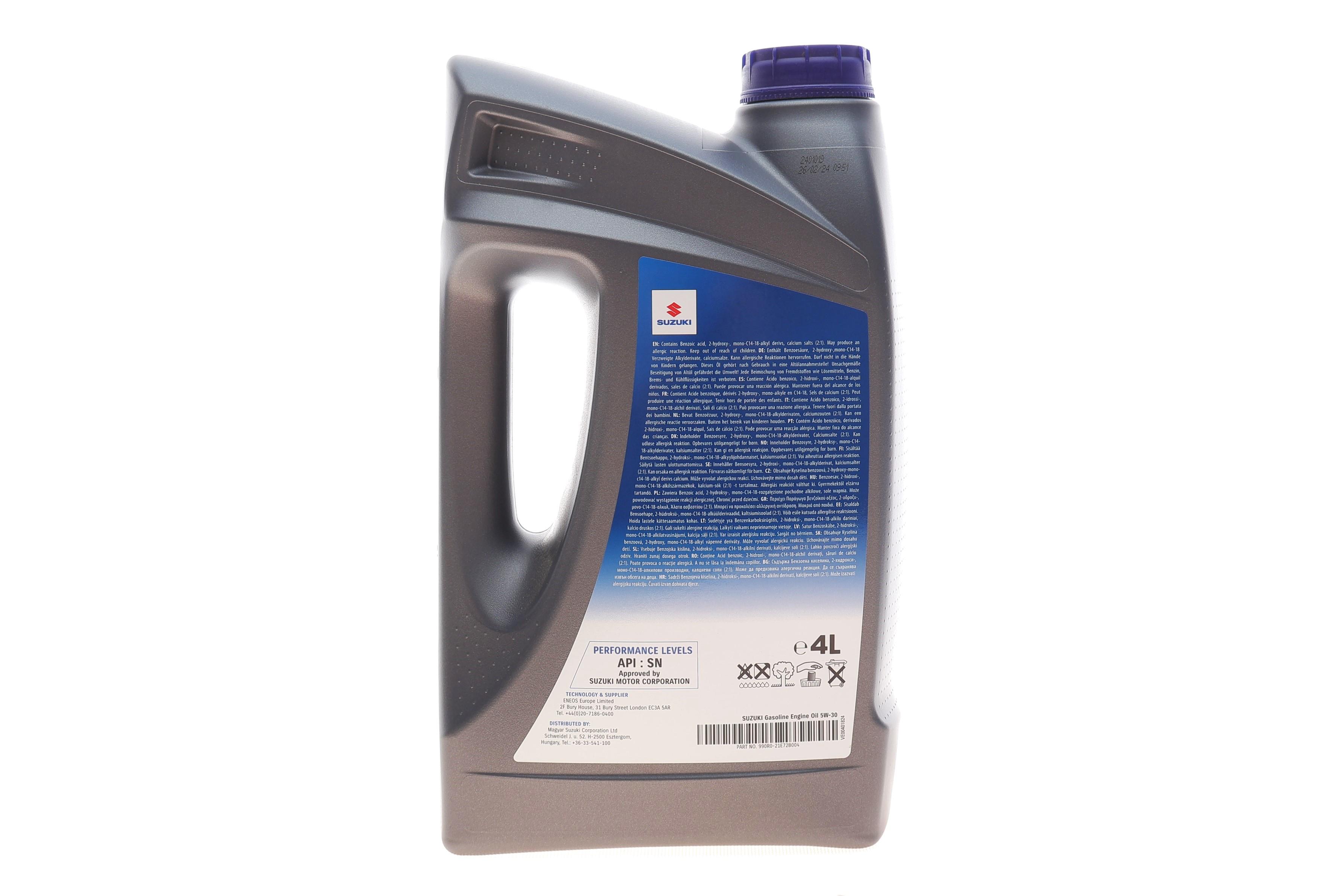 Олива 5W30 Ecstar FS (4L) (API SN)