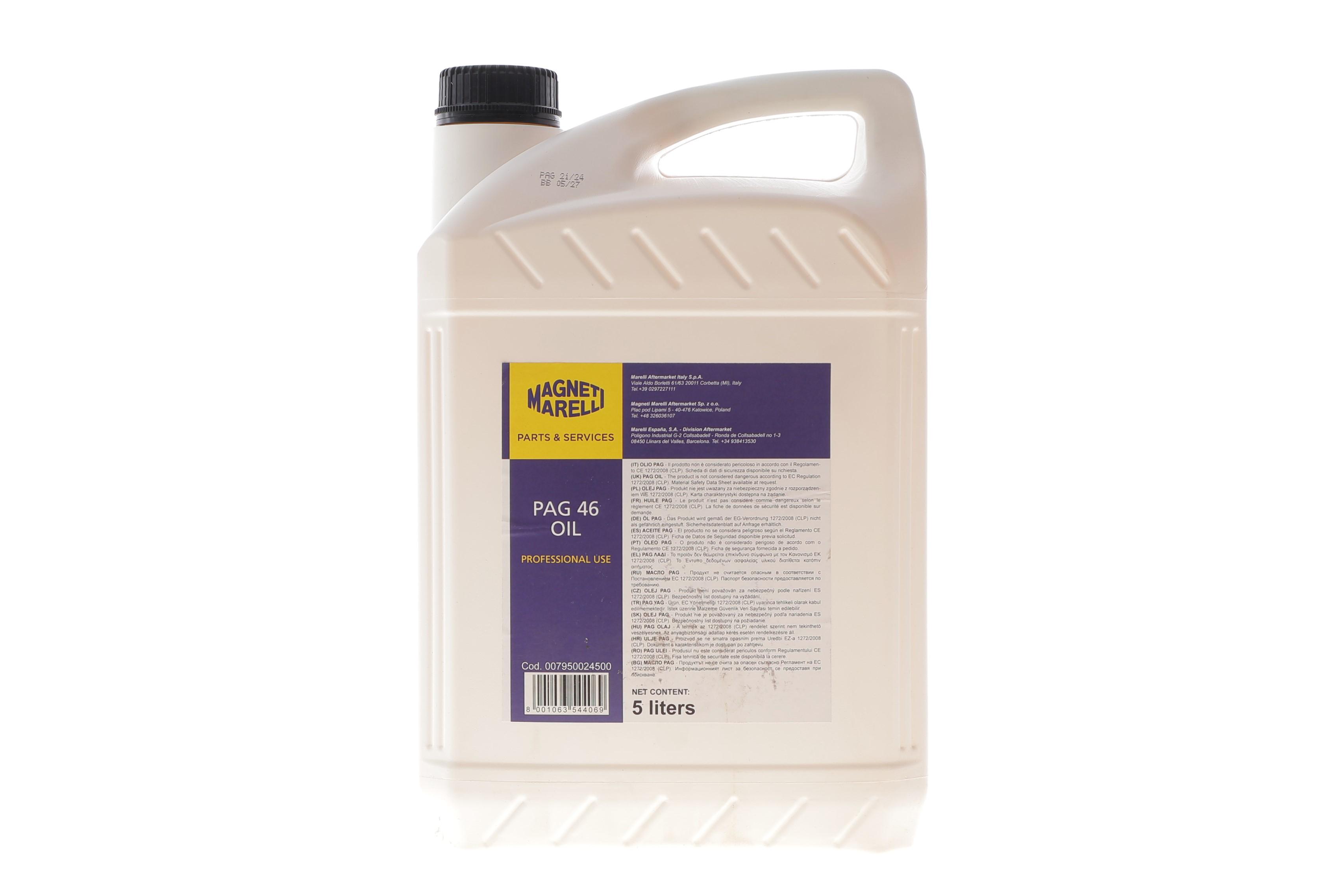 Олива компресорна PAG 46 для R134a 5 л