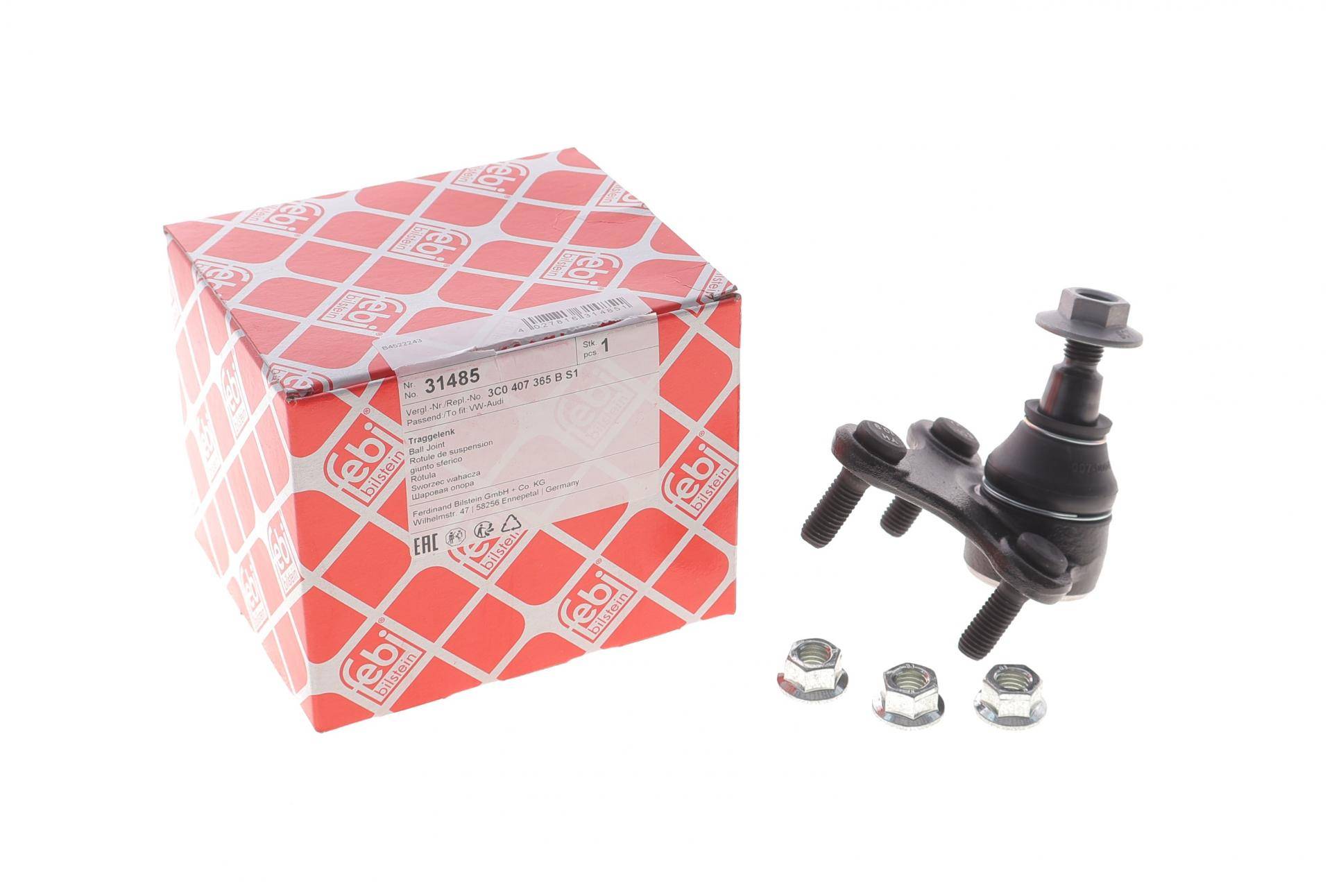 Опора кульова (передня/знизу/L) Audi A3 06-/VW Golf IV 05-