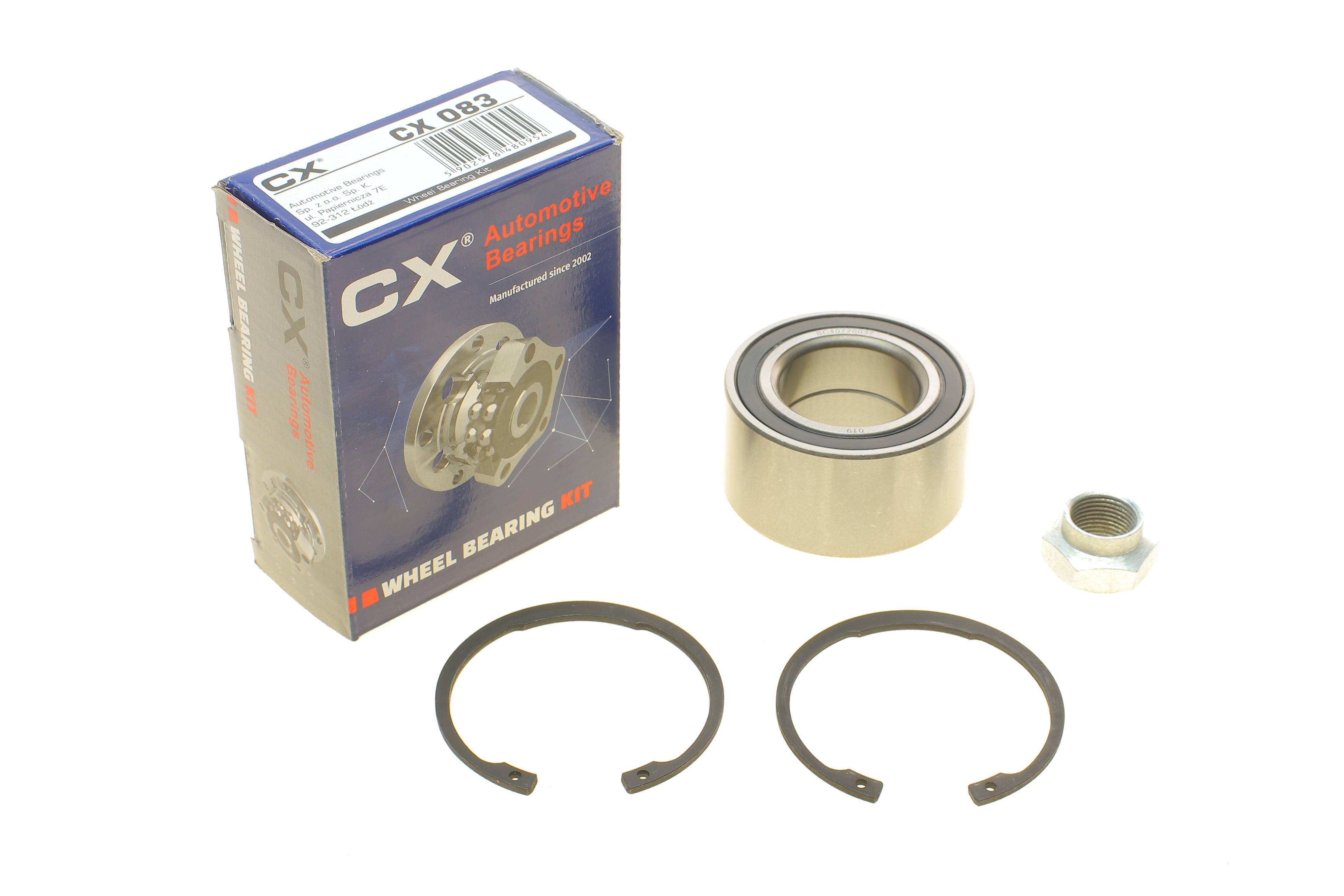 Підшипник маточини (передньої) VW Caddy II -04 (40x72x37)