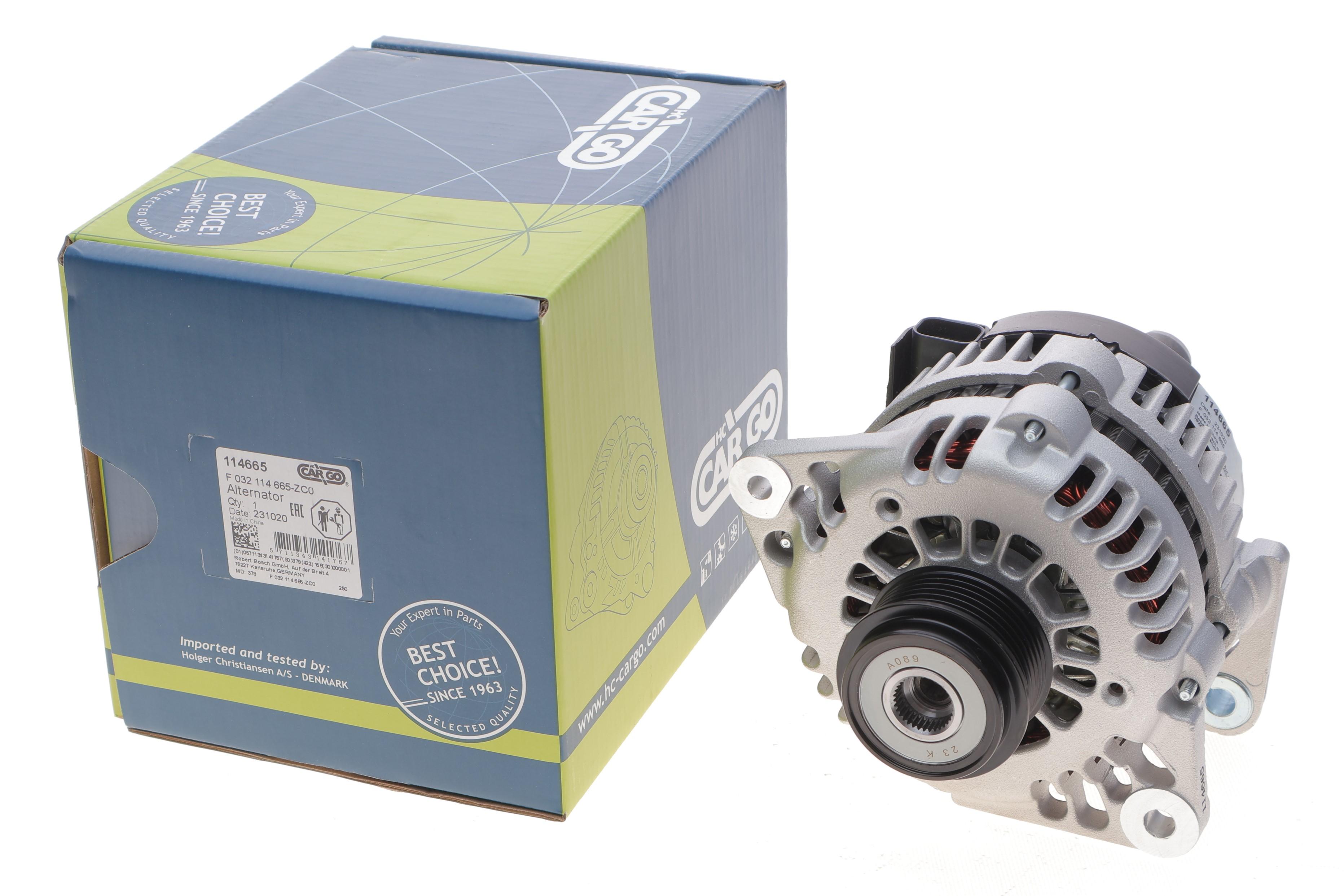 Генератор Opel Astra H 1.7 CDTI 07- (14V/100A) = 114665