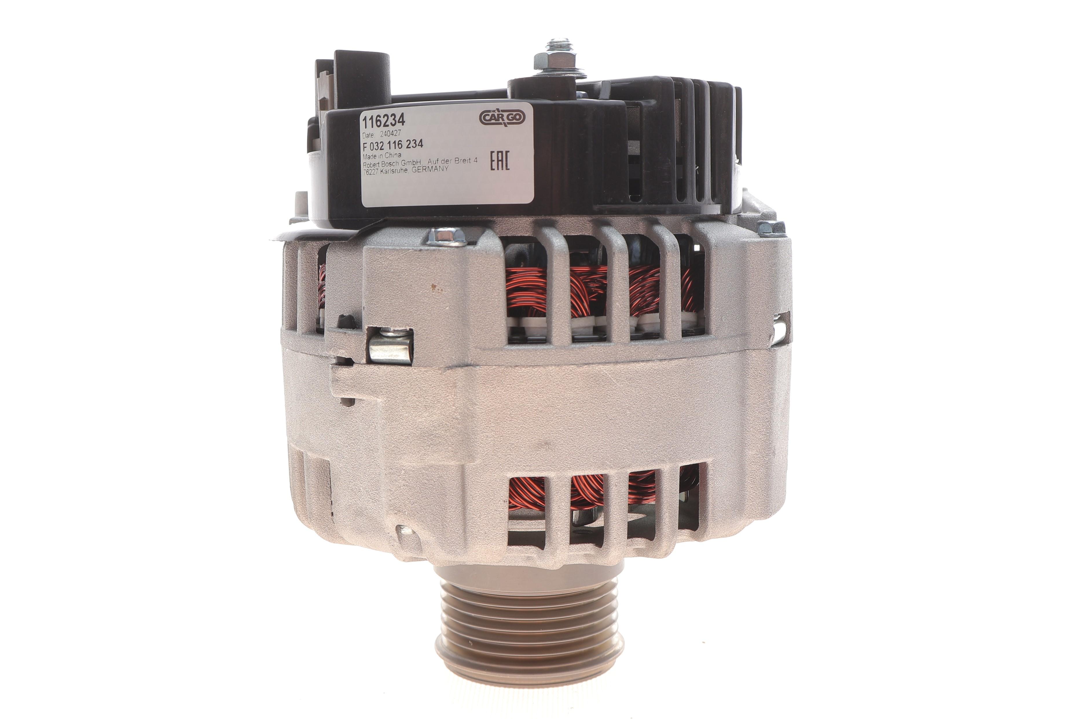 Генератор Dacia Logan MCV II 13-/Sandero II 1.5dCi 18- (14V/125A) = 116234