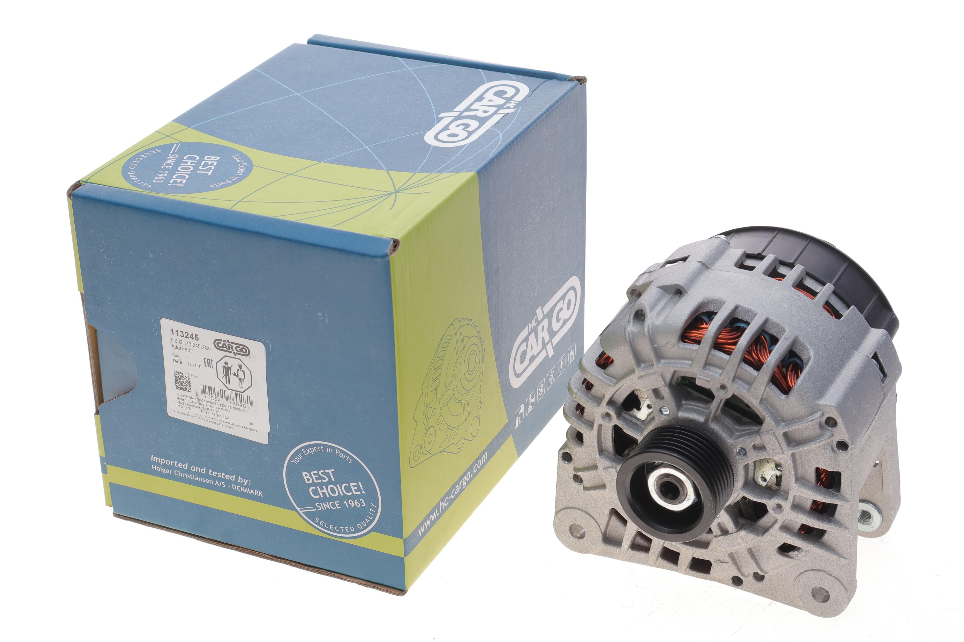 Генератор Renault Trafic II 1.9/2.5dCi/Master II 1.9/2.2/2.5dCi 01- (14V/125A) = 113245