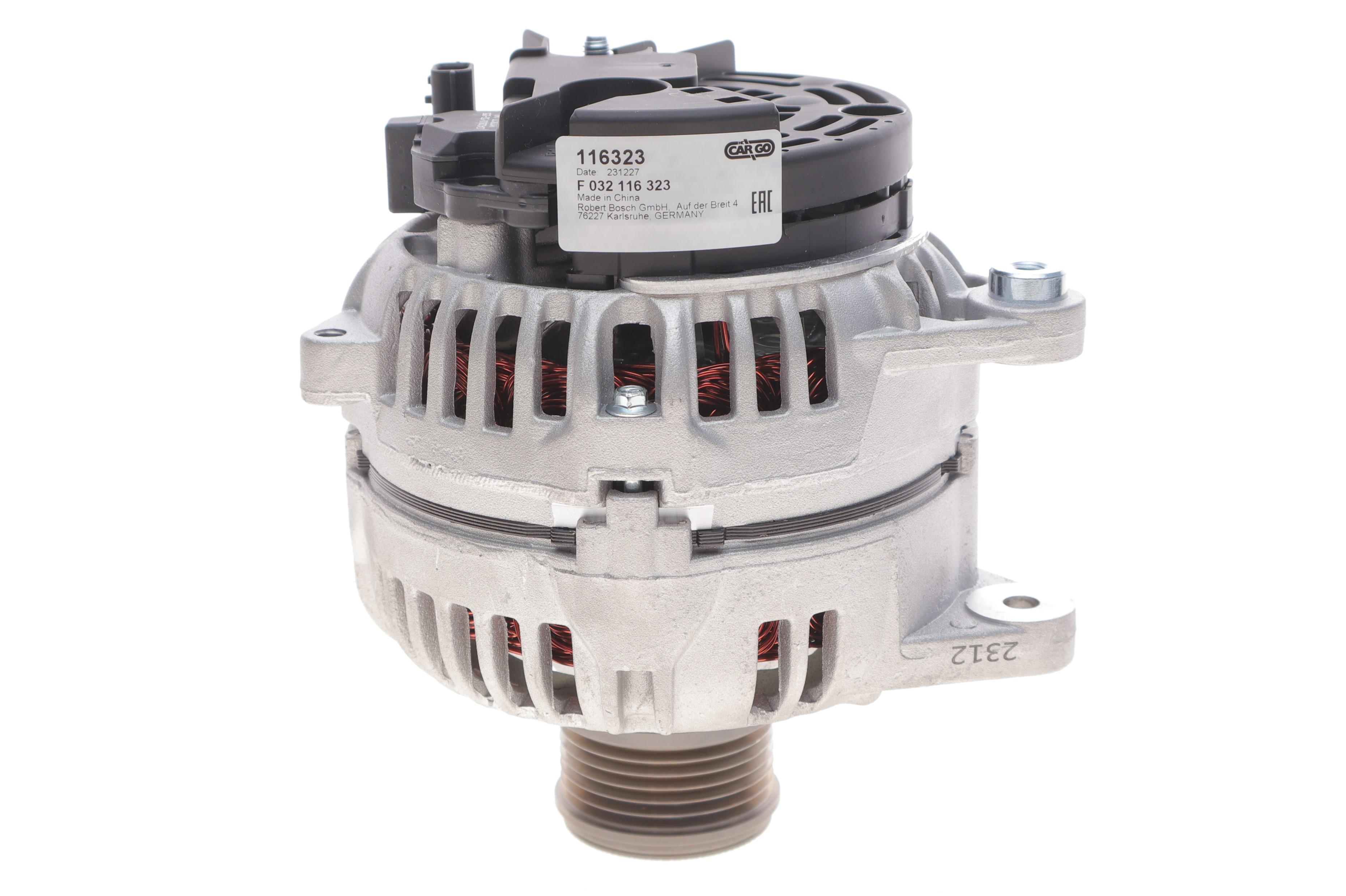 Генератор Renault Kangoo 1.5 dCi 08- (14V/150A) (K9K) = 116323