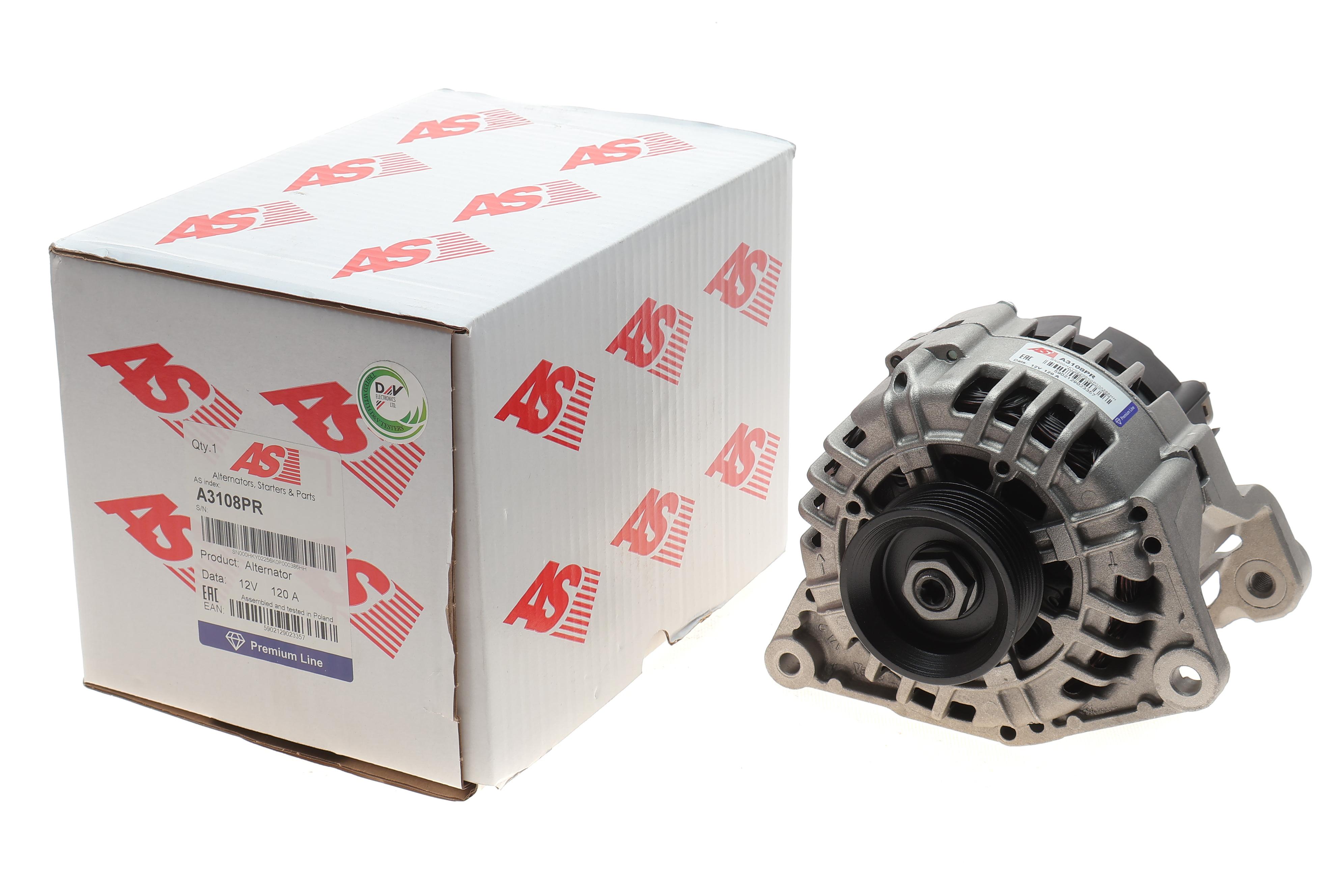 Генератор Audi A4/A6/A8/VW Passat 1.6-3.0/2.5-3.0TDI 94-06 (12V/120A)