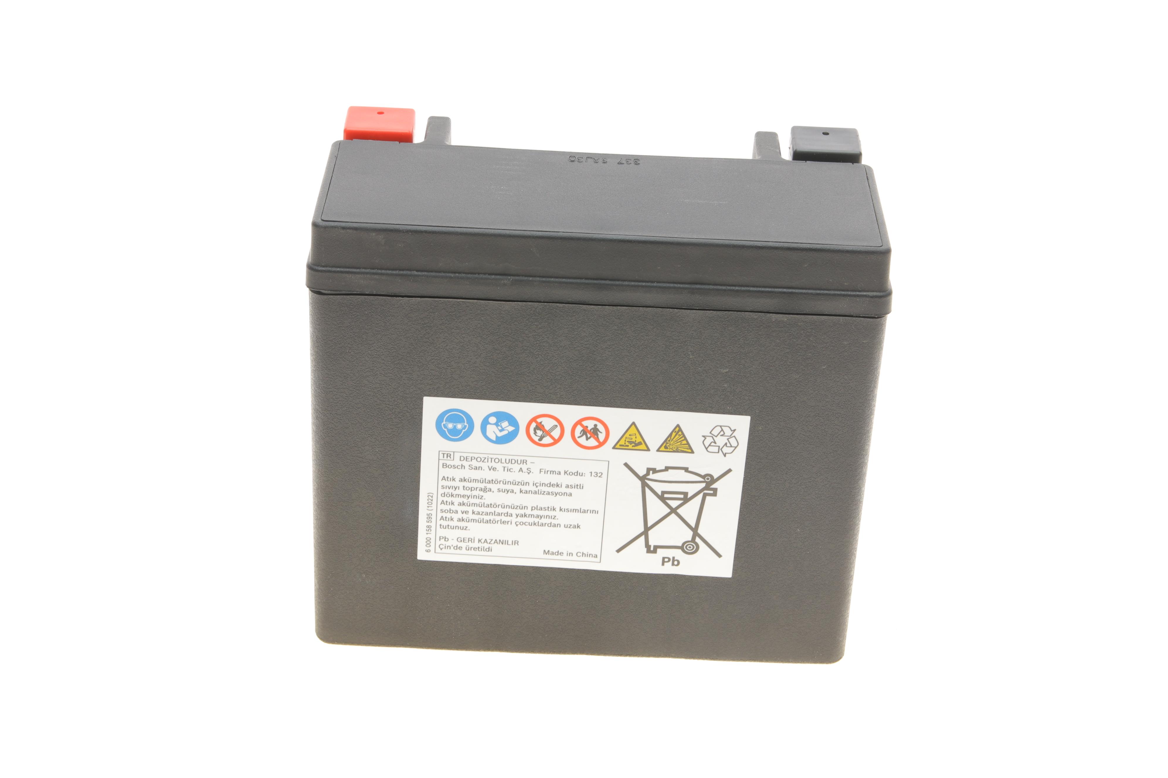 Акумуляторна батарея 18Ah/310A (176x89x154/+R/B0) (AGM) Factory Activated AGM