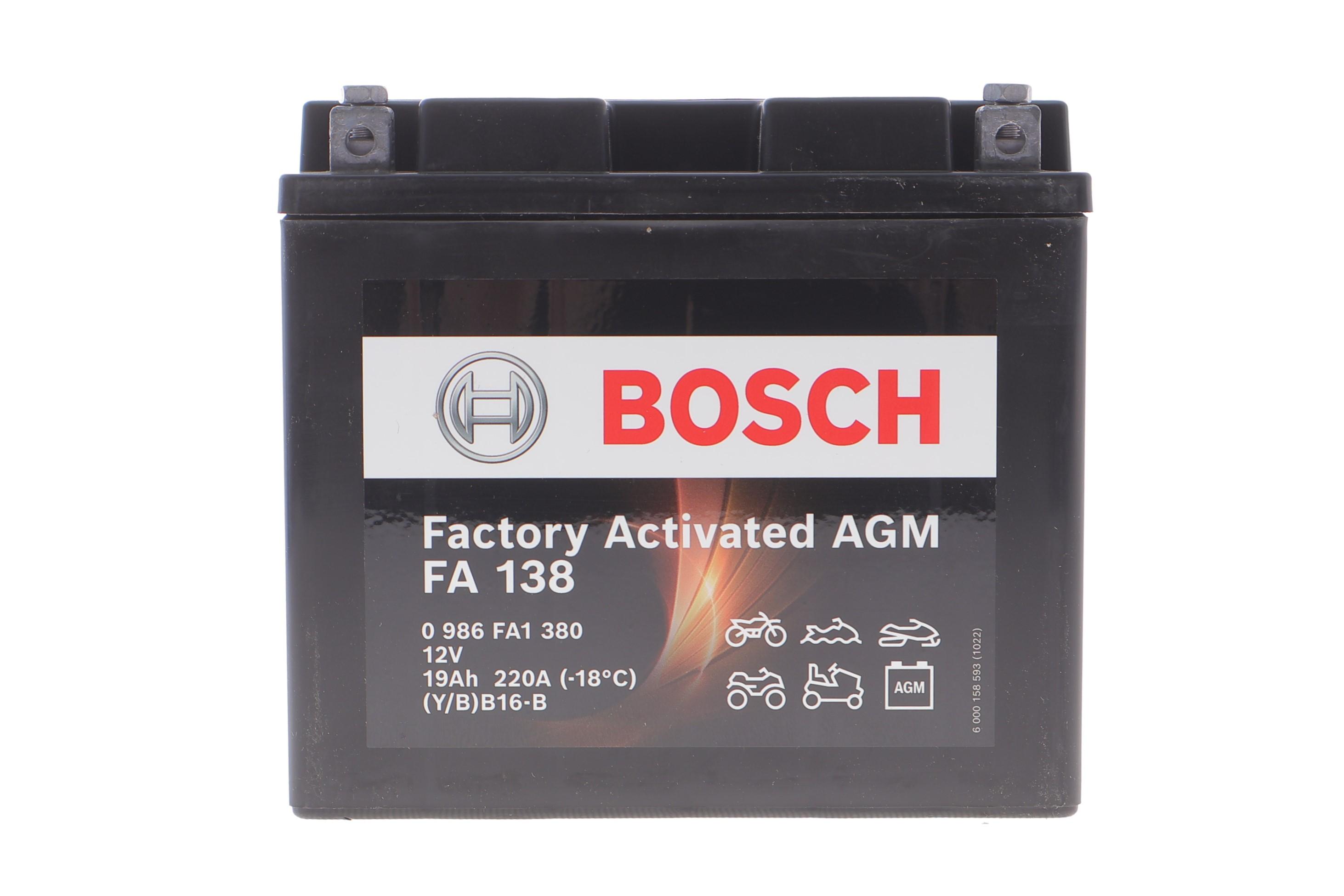 Акумуляторна батарея 19Ah/210A (175x100x155/+L/B0) (AGM) Factory Activated AGM дата виробництва 2023 рік