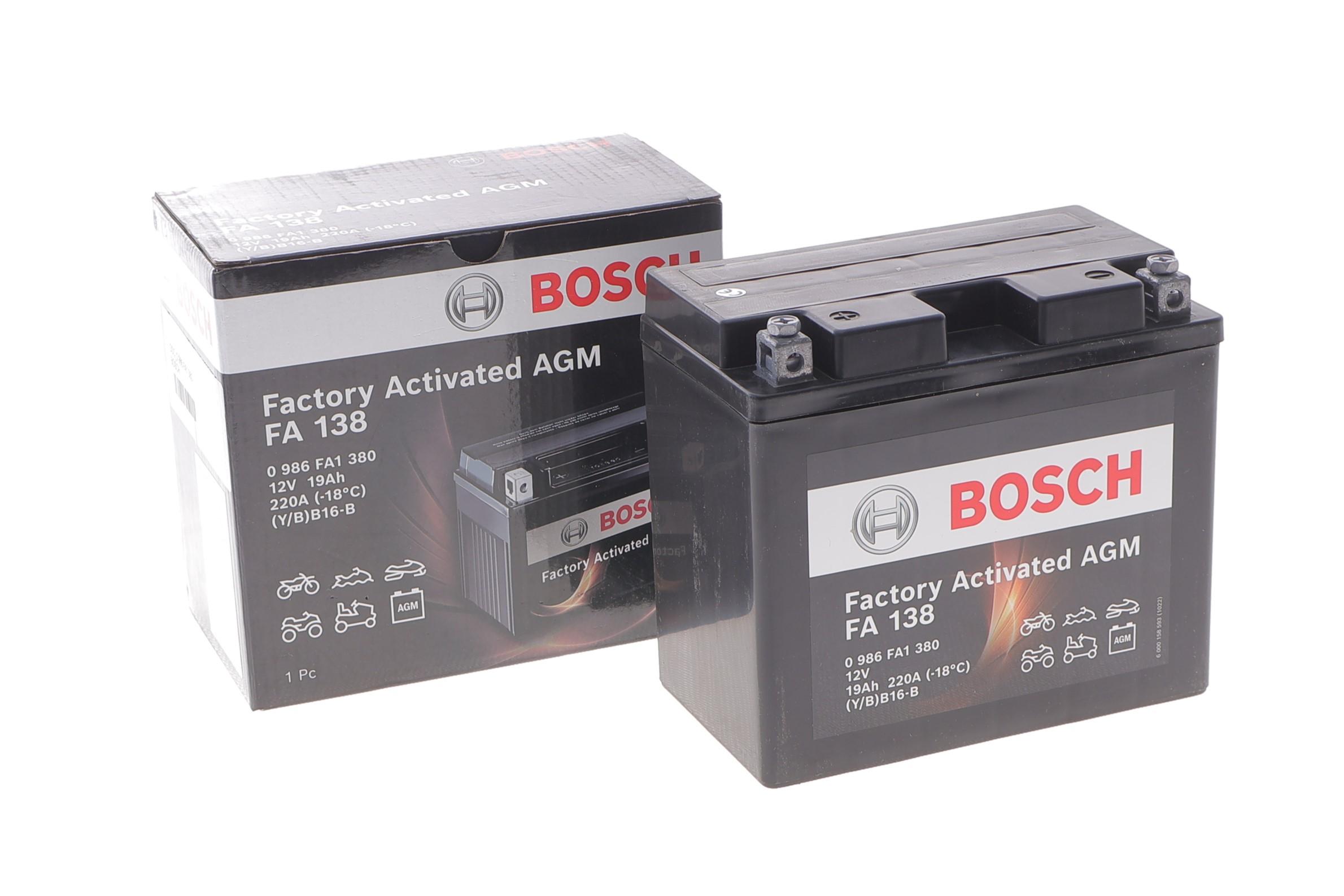 Акумуляторна батарея 19Ah/210A (175x100x155/+L/B0) (AGM) Factory Activated AGM дата виробництва 2023 рік